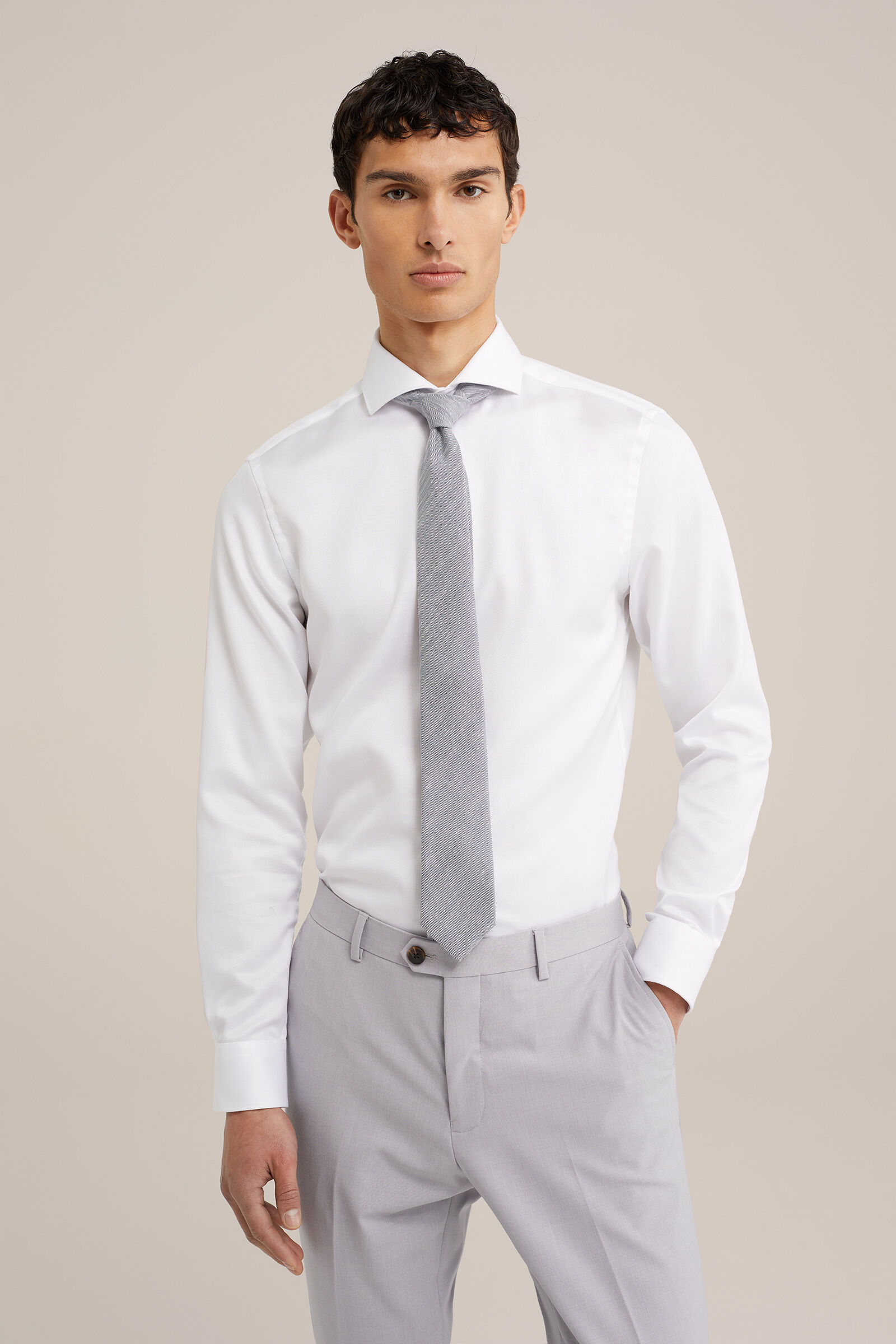 Heren Slim Fit luxueus katoenen overhemd wefashion