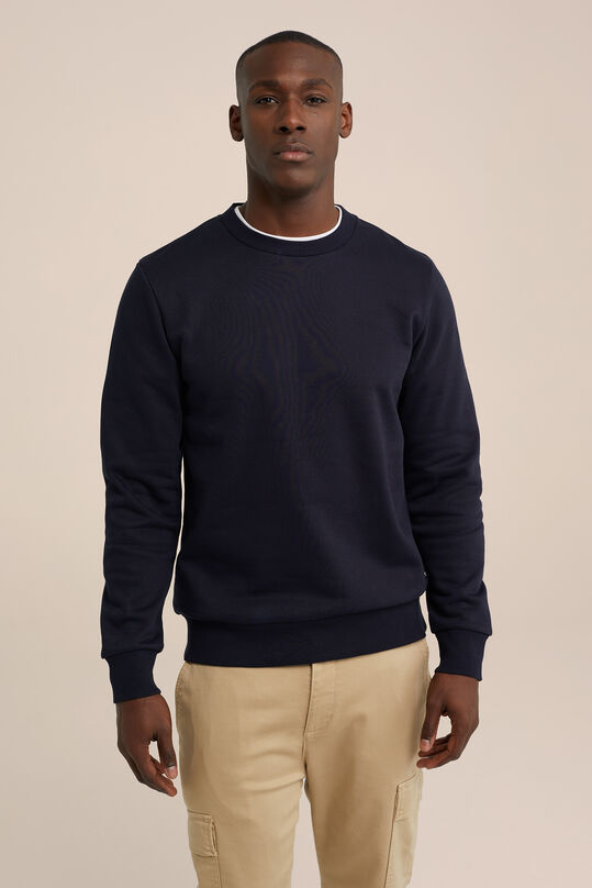 Heren sweater, Marineblauw