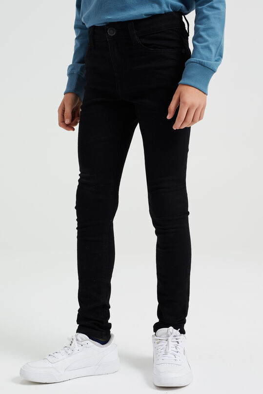 Jongens super skinny fit jeans met stretch, Zwart