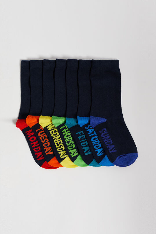 Jongens sokken, 7-pack, Donkerblauw