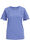 Dames T-shirt met broderie anglaise, Lila