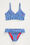 Meisjes bikini met dessin, Kobaltblauw