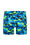 Jongens zwemtrunk met dessin, Groenblauw
