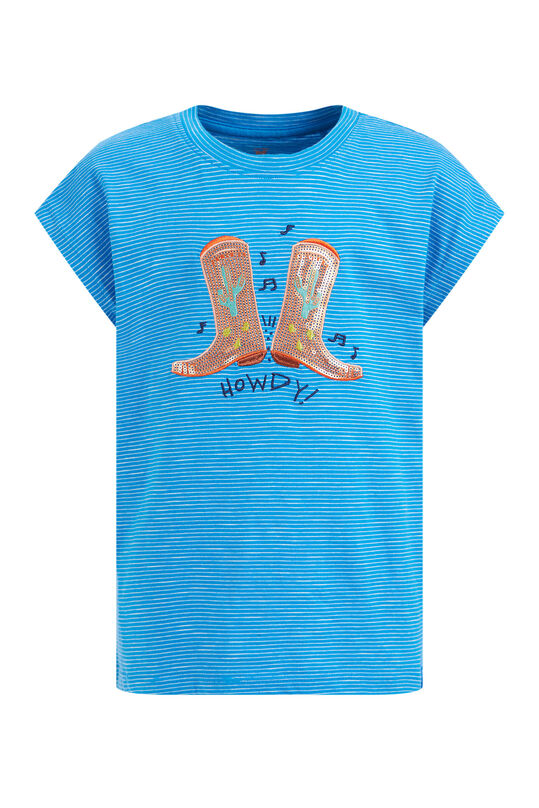 Meisjes T-shirt met dessin, Blauw