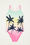 Meisjes badpak met dessin, Multikleur