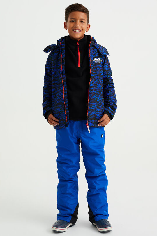 Jongens Ski-jas met dessin, Blauw
