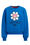 Meisjes SmileyWorld® sweater met opdruk, Kobaltblauw