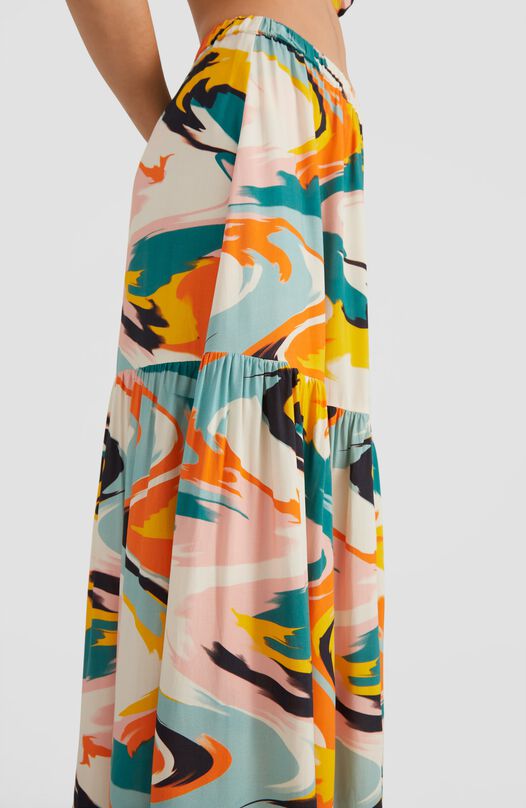 Dames O`Neill Indian Summer Maxi Skirt, Multikleur