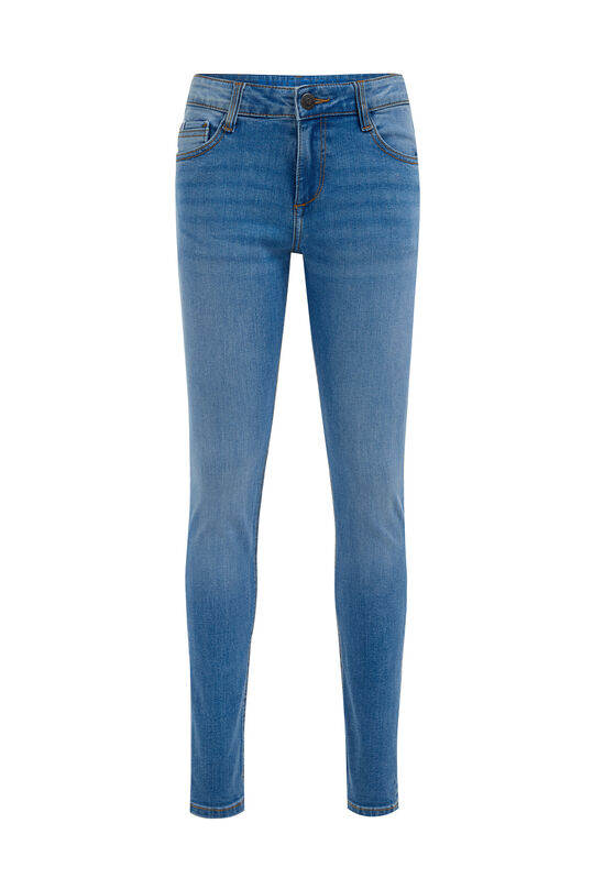 Jongens skinny fit jeans met stretch, Lichtblauw