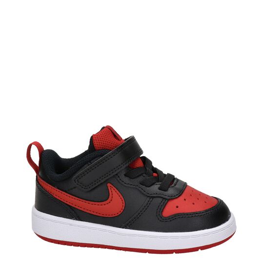 Nike Court Borough 2 kinder sneaker, Zwart
