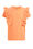 Meisjes T-shirt met broderie anglaise, Oranje
