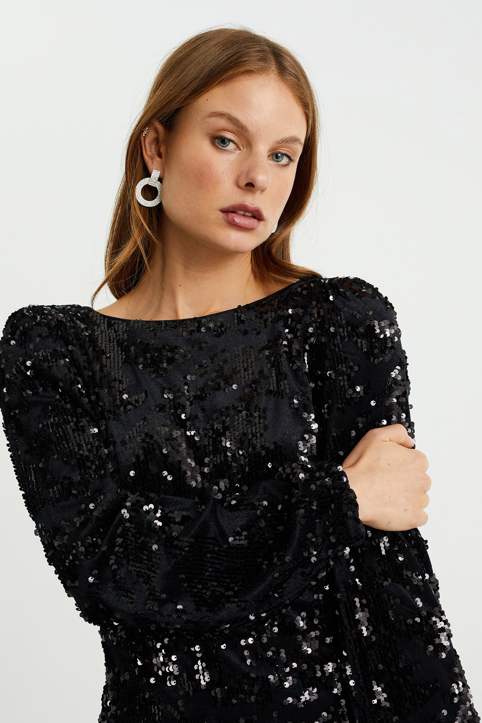 Pailletten discount jurk dames