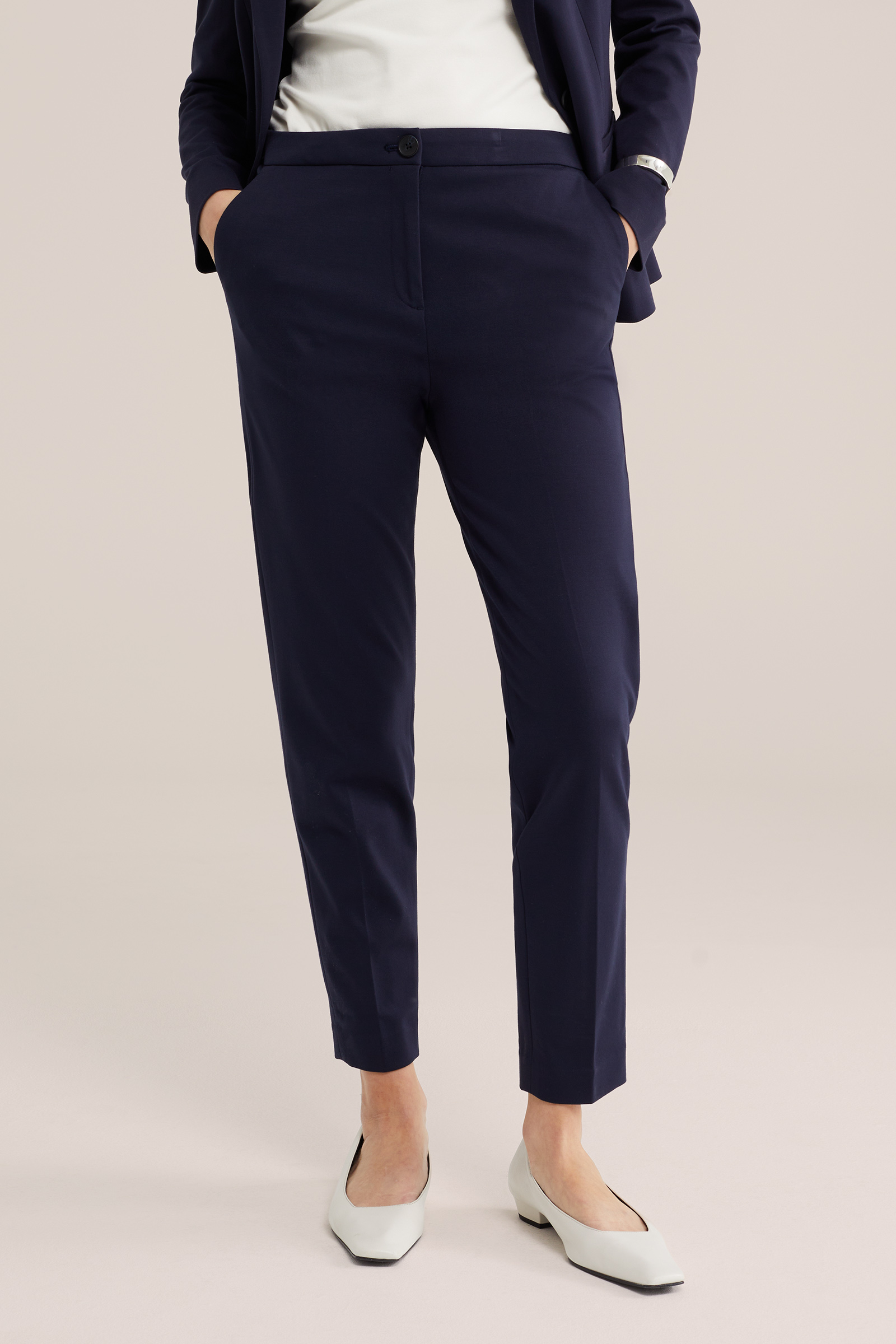 Pantalon En Jersey Atmosphere – Rose – Taille 42 – Femme – Style Décontracté – Très Bon état