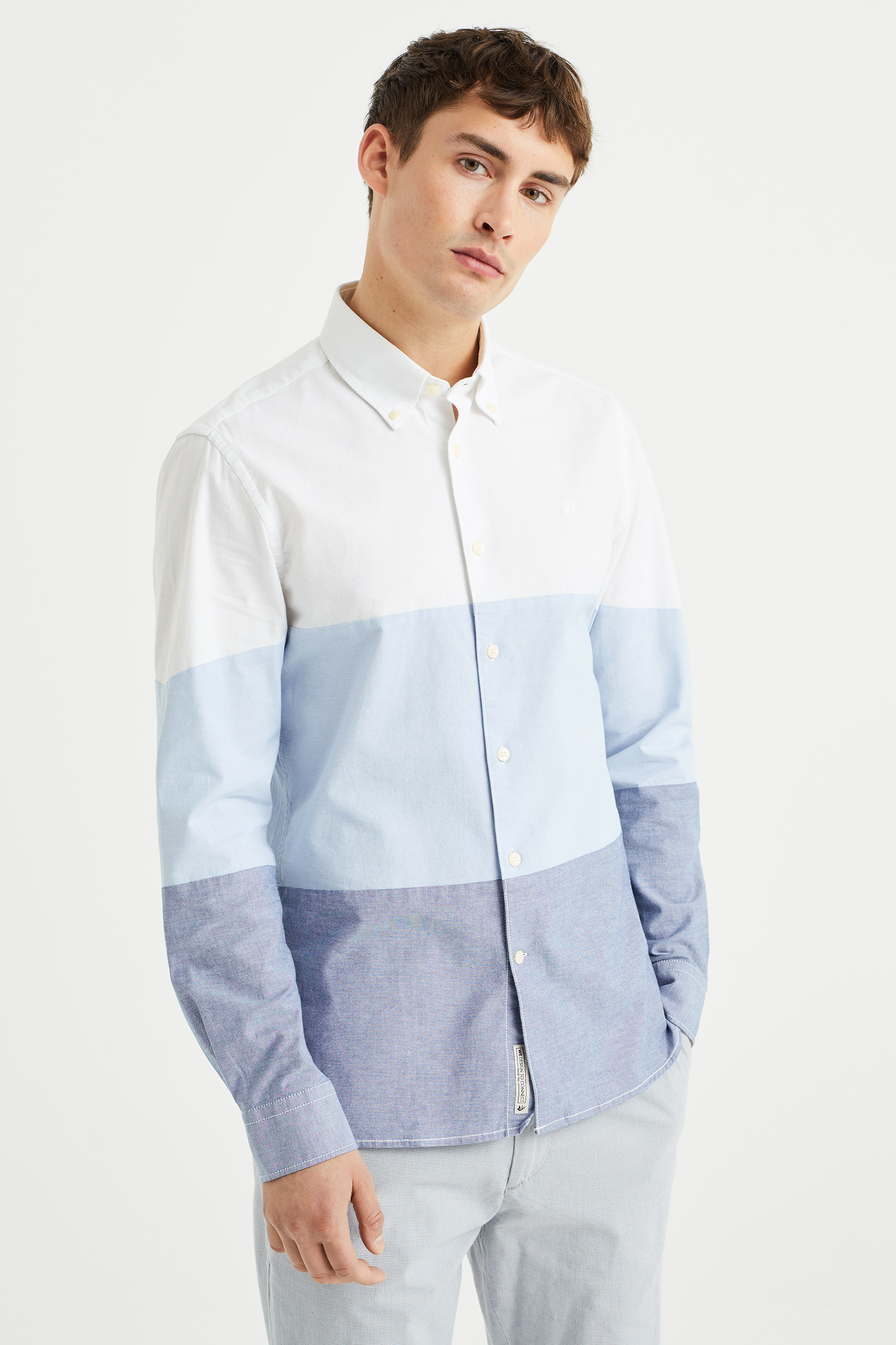 Pull Col V Femme Couleur Bloc - Mélange Coton/polyester Doux, Coupe Slim Fit Pour Automne-hiver