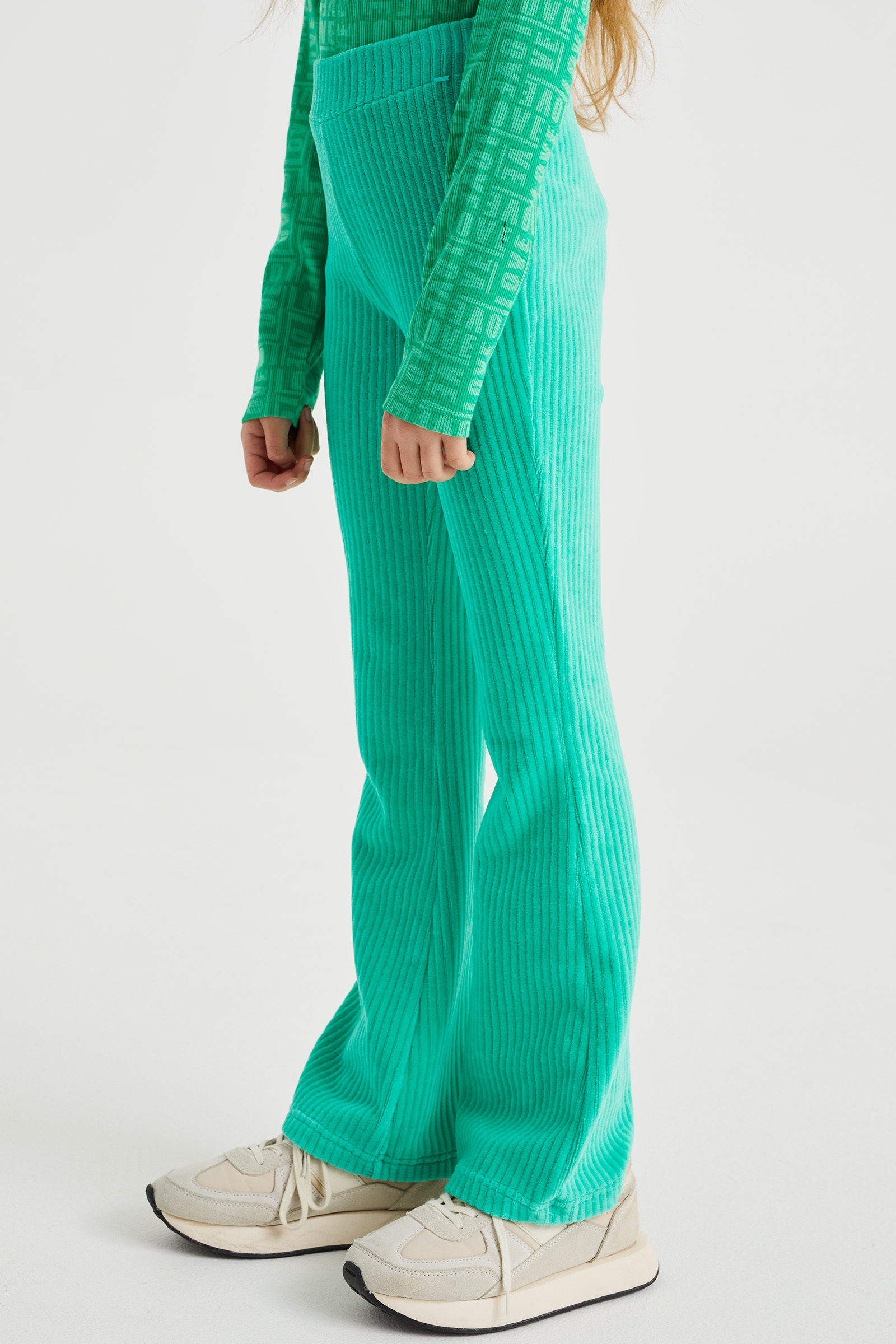 Vertbaudet Mädchen Set - Sweatshirt & Flared Leggings Im 2-teiligen Outfit