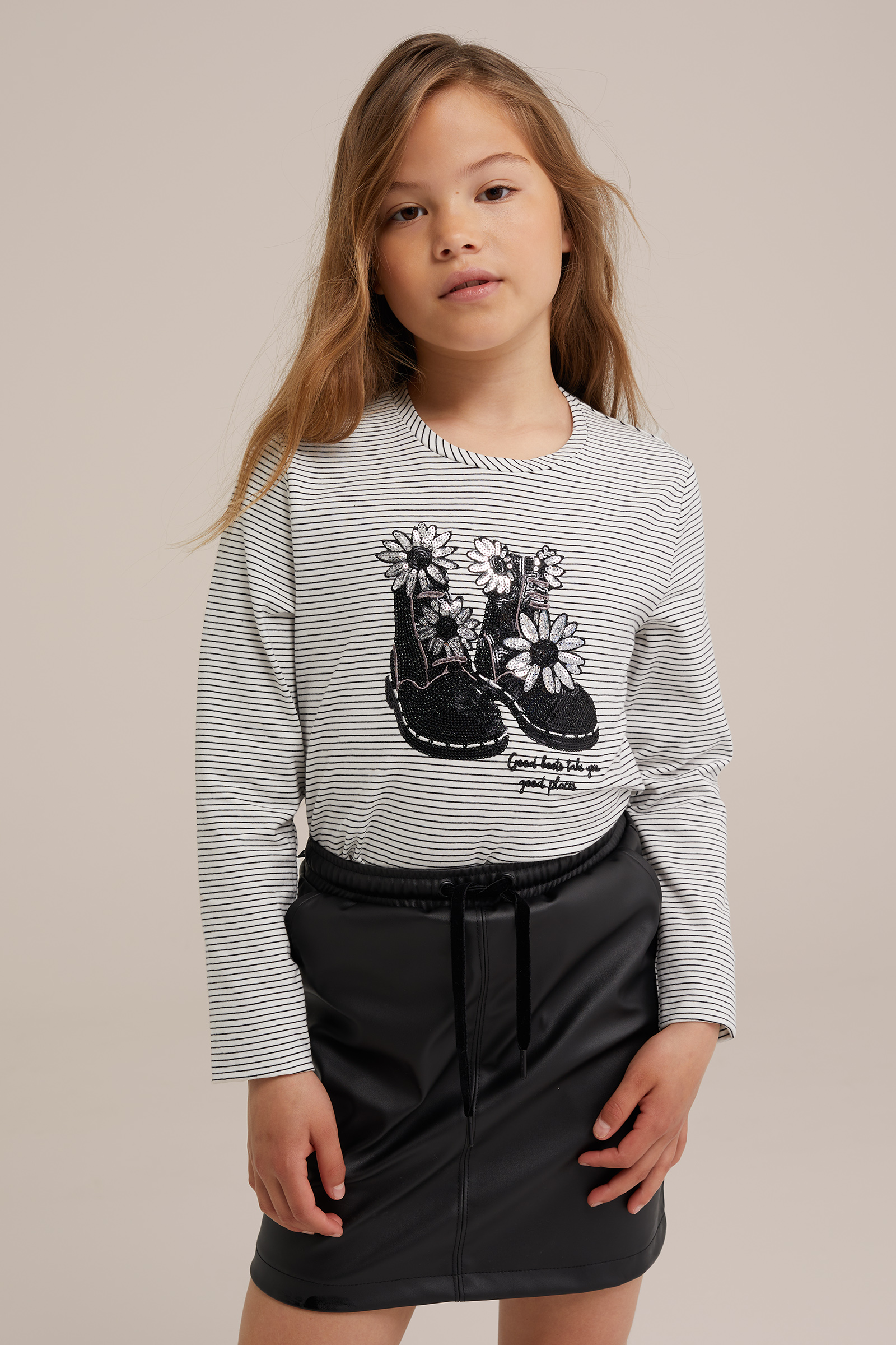 Meisjes-T-shirt 2026 Meisjes-T-shirt met grafische print, korte