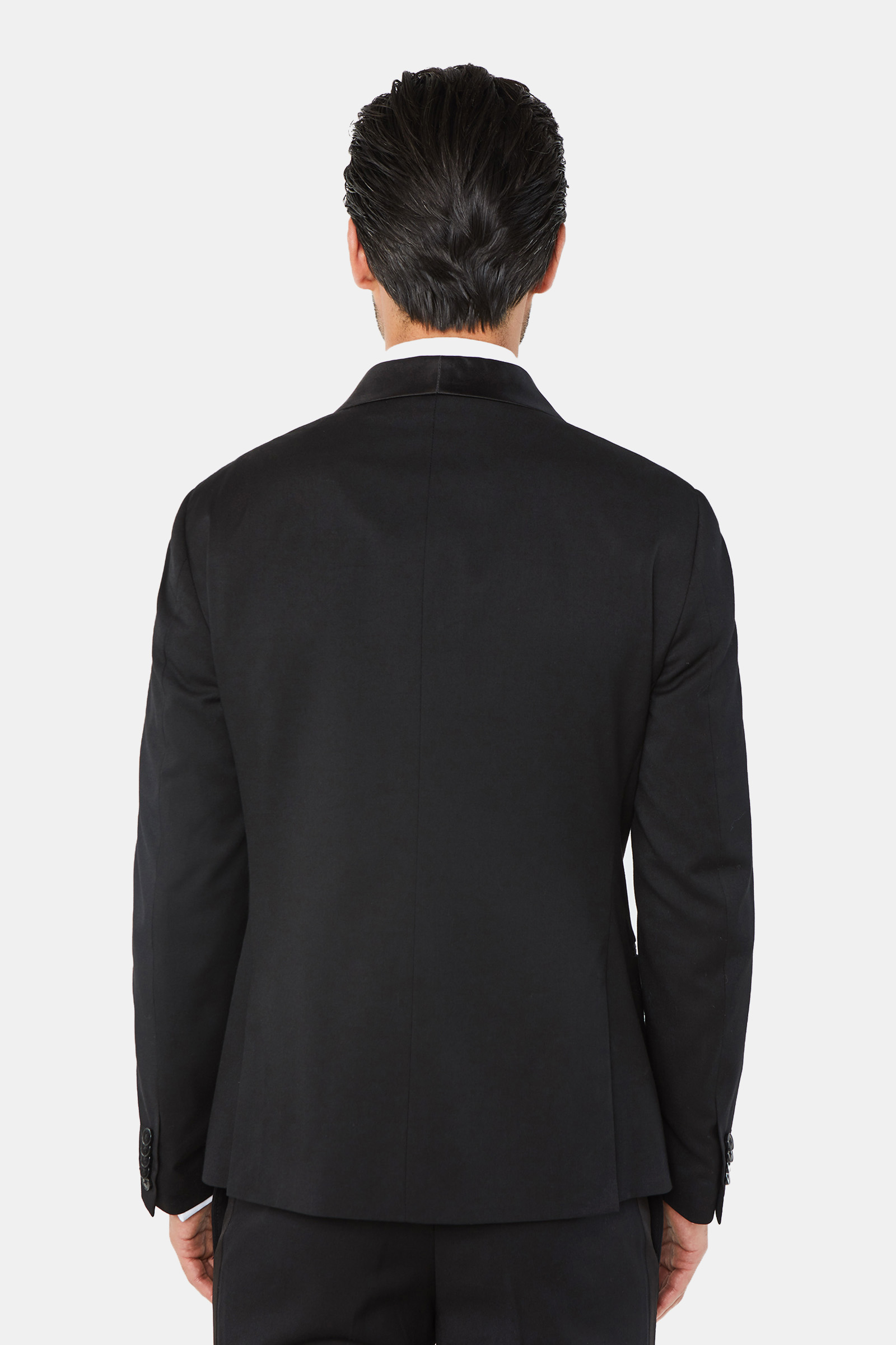 Heren Slim Fit 3-delig pak twee knopen zakelijke trouwjurk smoking pak