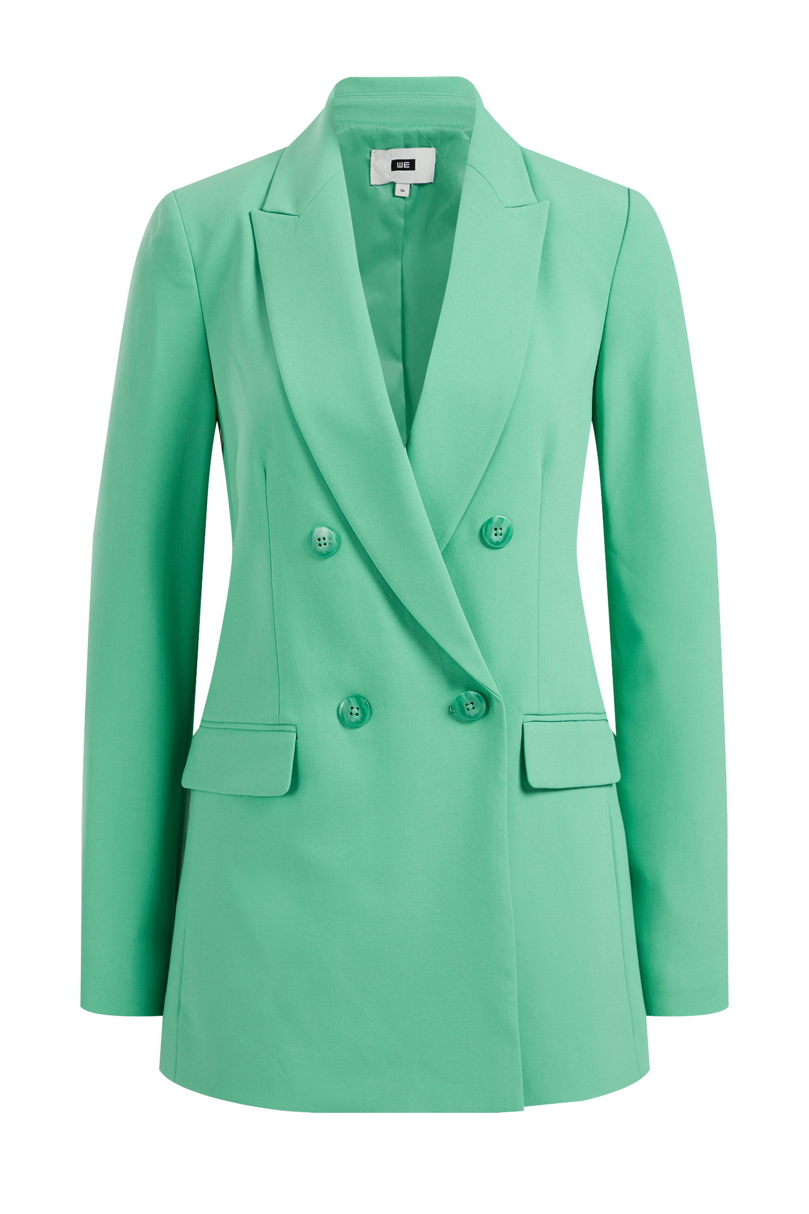 Denim Blazer - Dames - Dubbelzijdig, Casual Chic, Perfecte Pasvorm main image 1