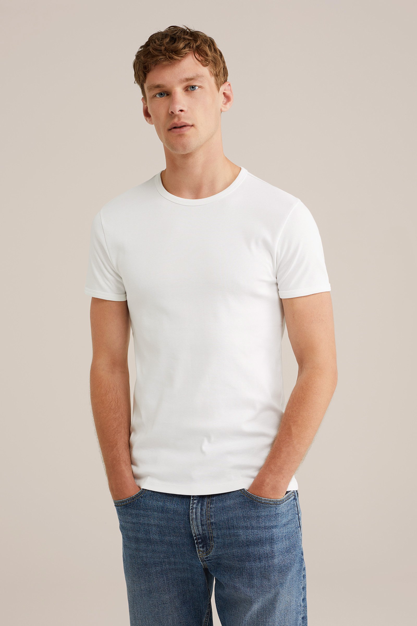 Heren Slim fit T-shirt