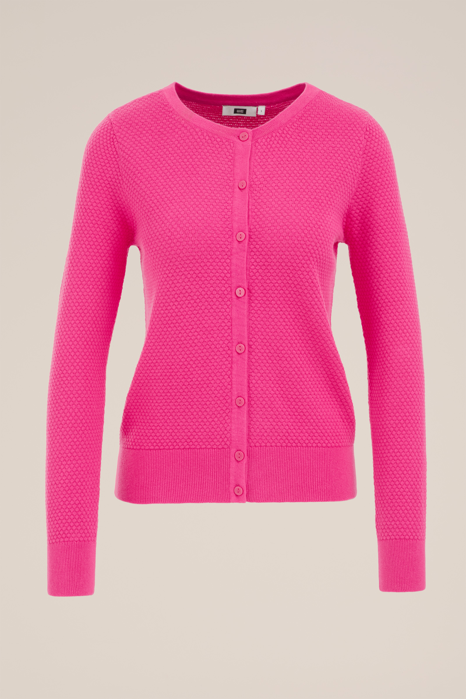 Dames vest met structuur wefashion.nl