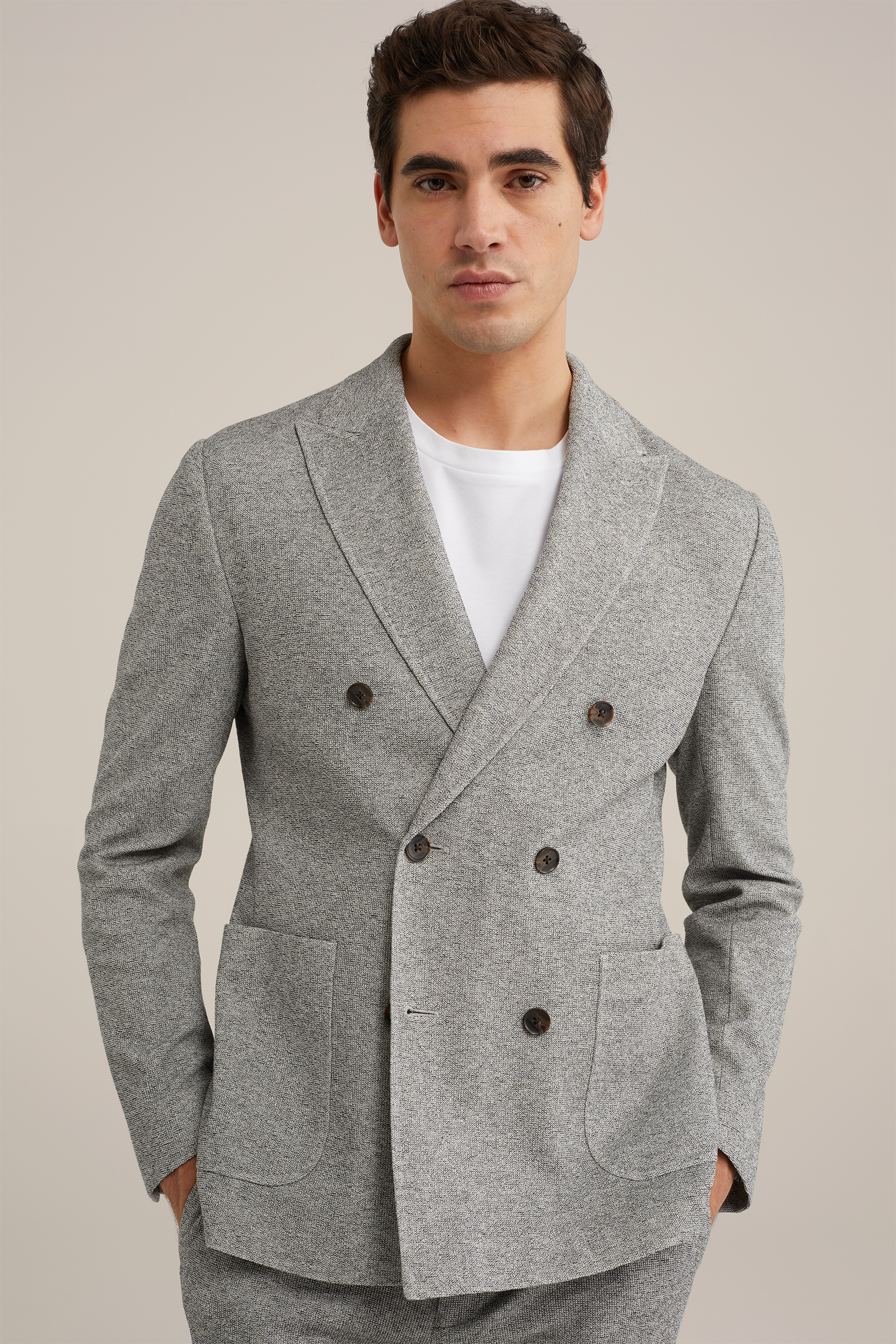 YOUTHUP Herenpak, slim fit, 2-delig, formele zakelijke trouwpakken, casual smoking, blazer en broek, Zwart, M