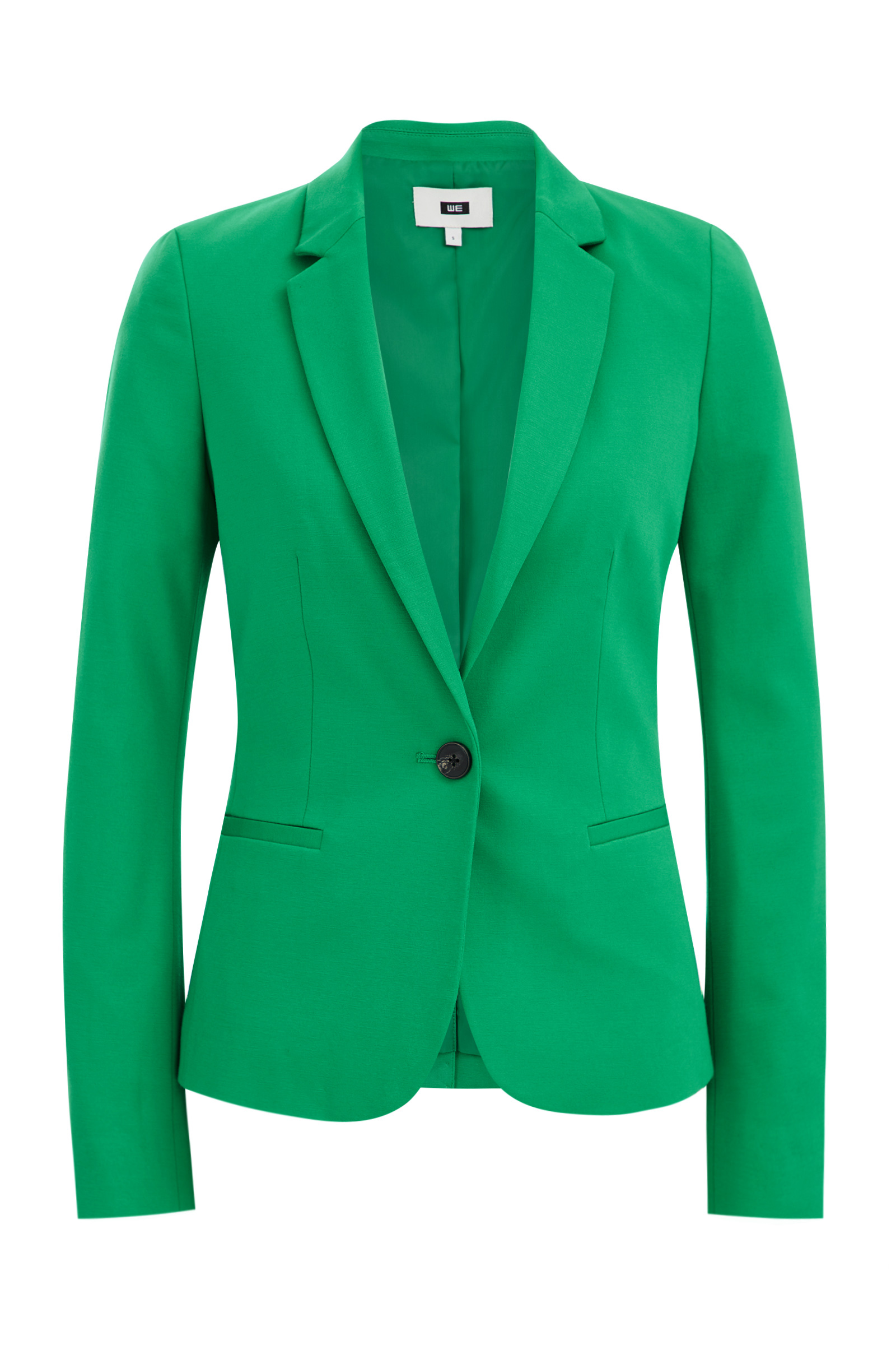 Dames getailleerde jerseystretch blazer wefashion.nl