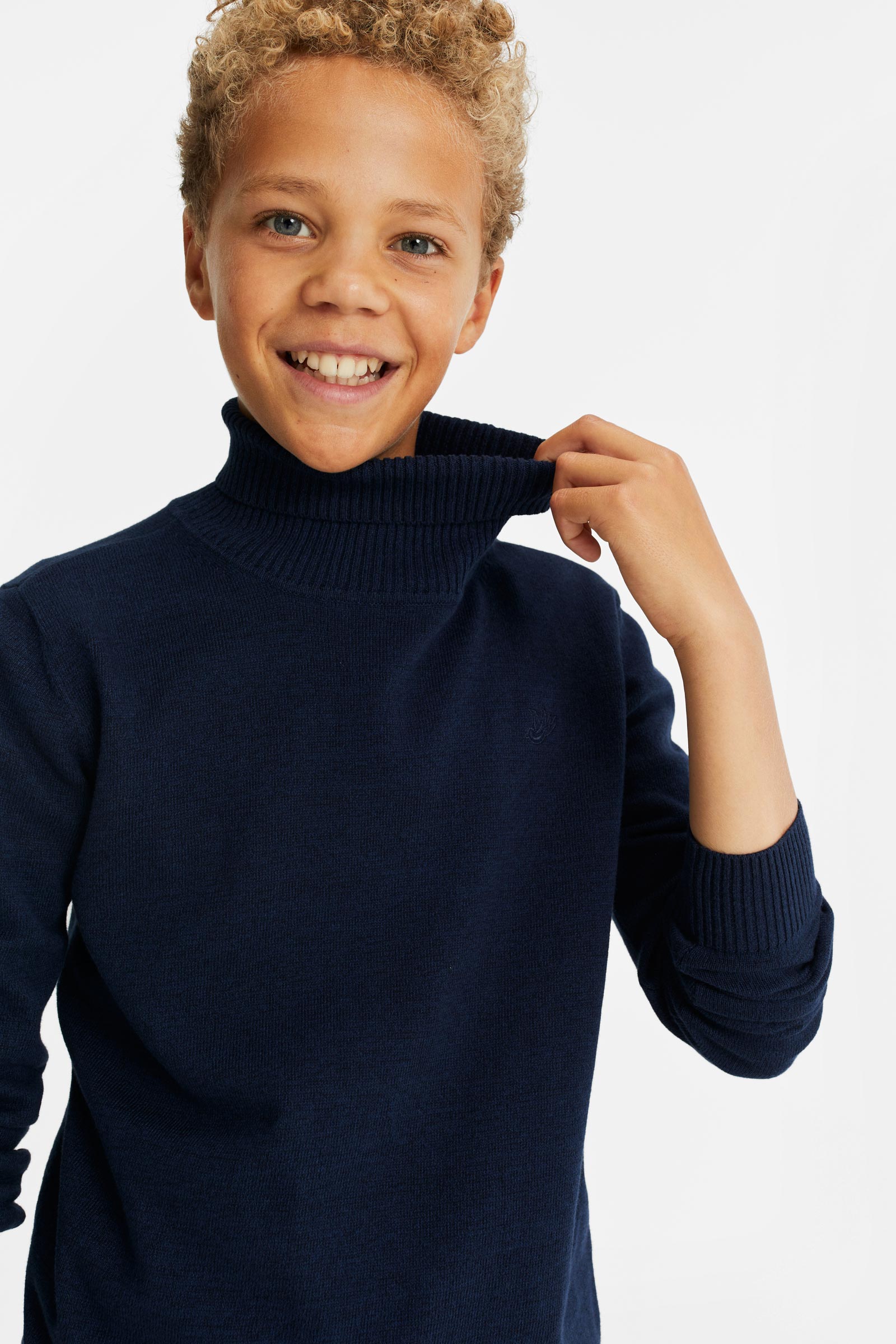 Pull à col roulé garçon | wefashion.com