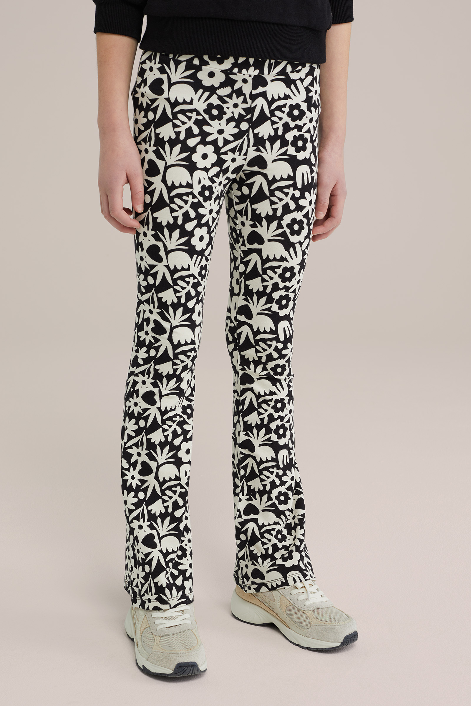 Warme thermische legging voor meisjes - Lichtgewicht fleecegevoerde, slim fit basislaagbroek (9 Years, LY213-Black