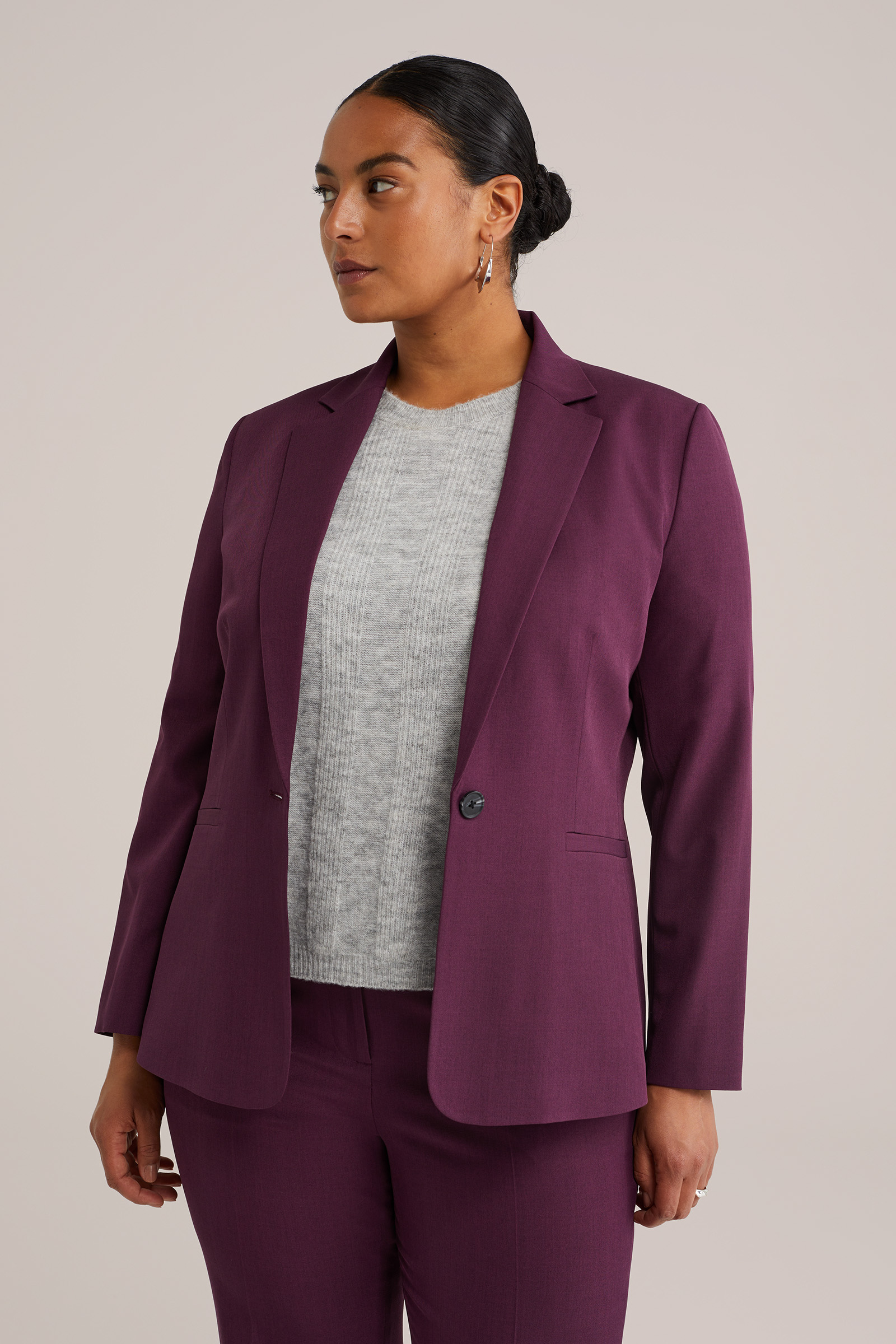 Denim Blazer - Dames - Luxe Blazer met Perfecte Pasvorm en Stijlvolle Afwerking