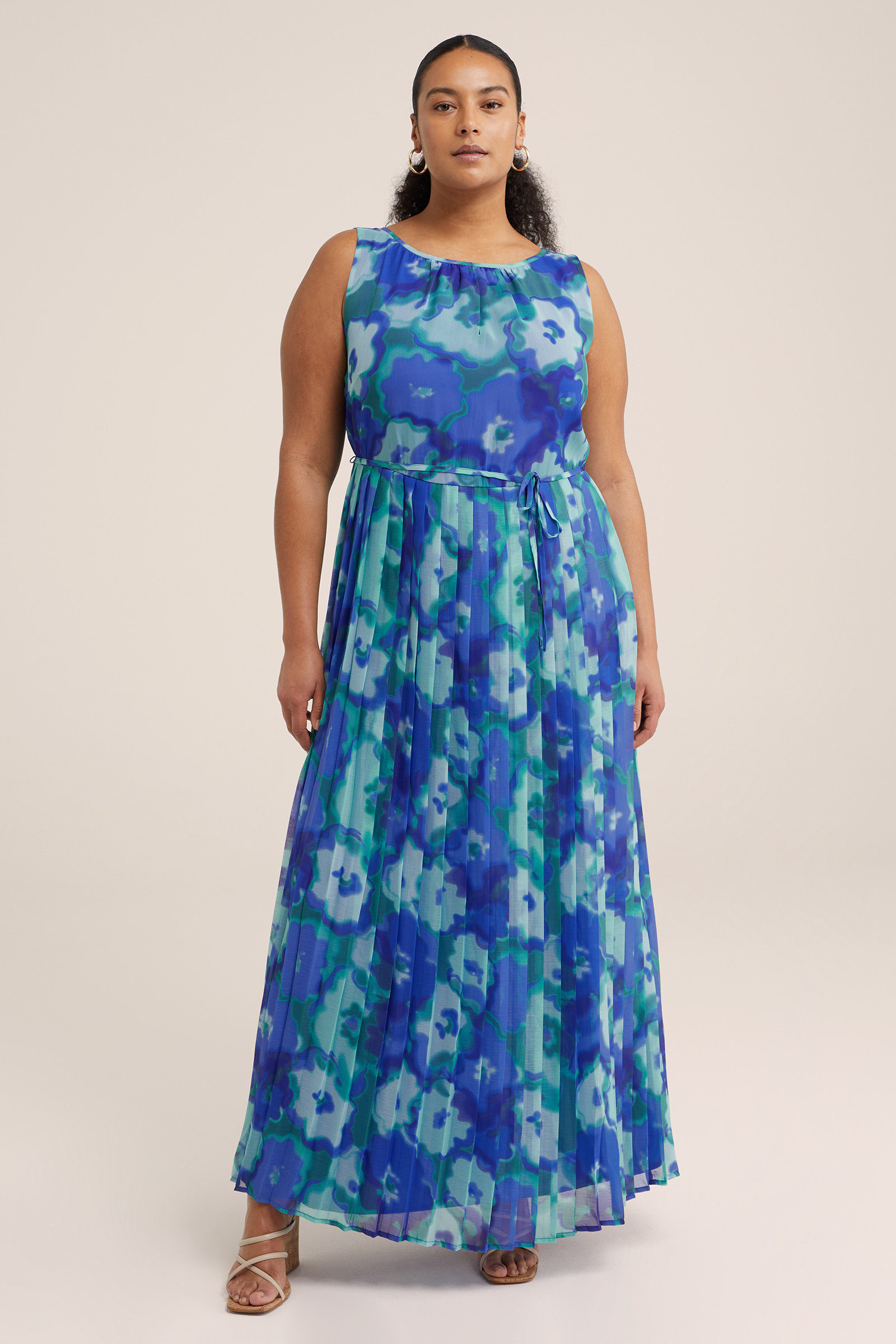Aller Simplement Jurk turquoise/blauw goedkoop kopen