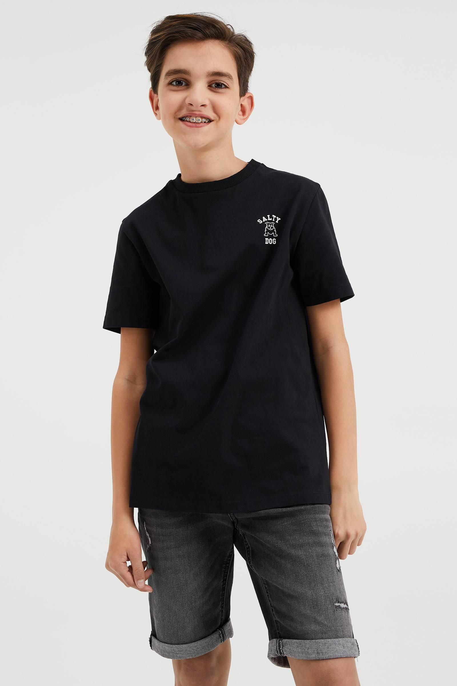 Lee Cooper Jungen T-Shirt – Kurzarm, Klassisches Basic Für Den Sommer