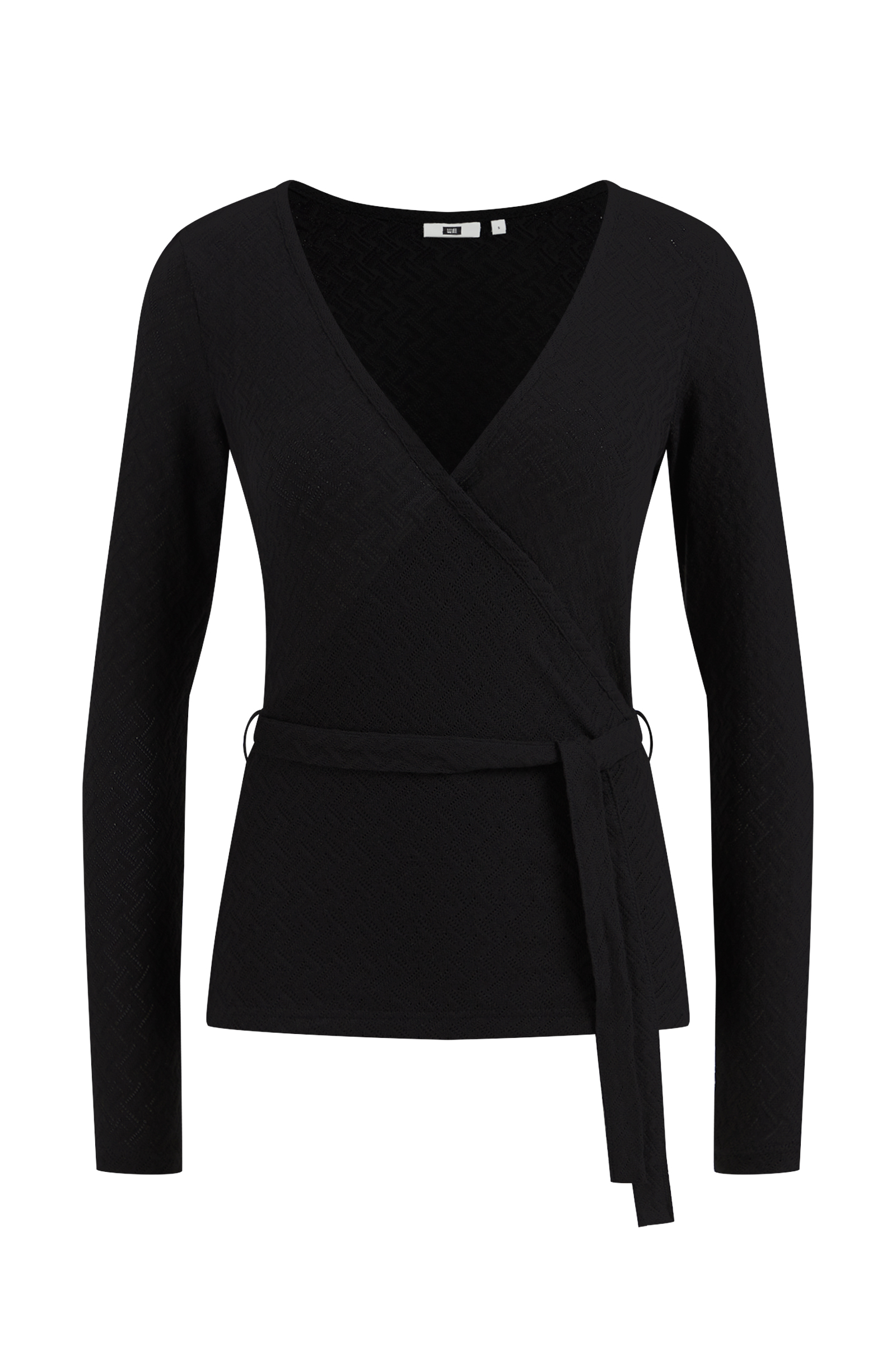 Damen Ballett Wickel Top, Langärmelig, Zum Binden  Produktbild-Vorschau 6