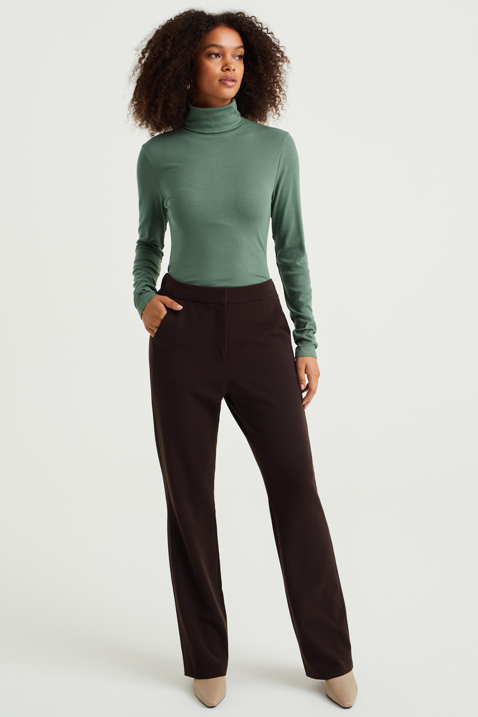 Bestseller / Damen-Hose / ONLMARY-GLOBAL MID CORD FLARED PNT