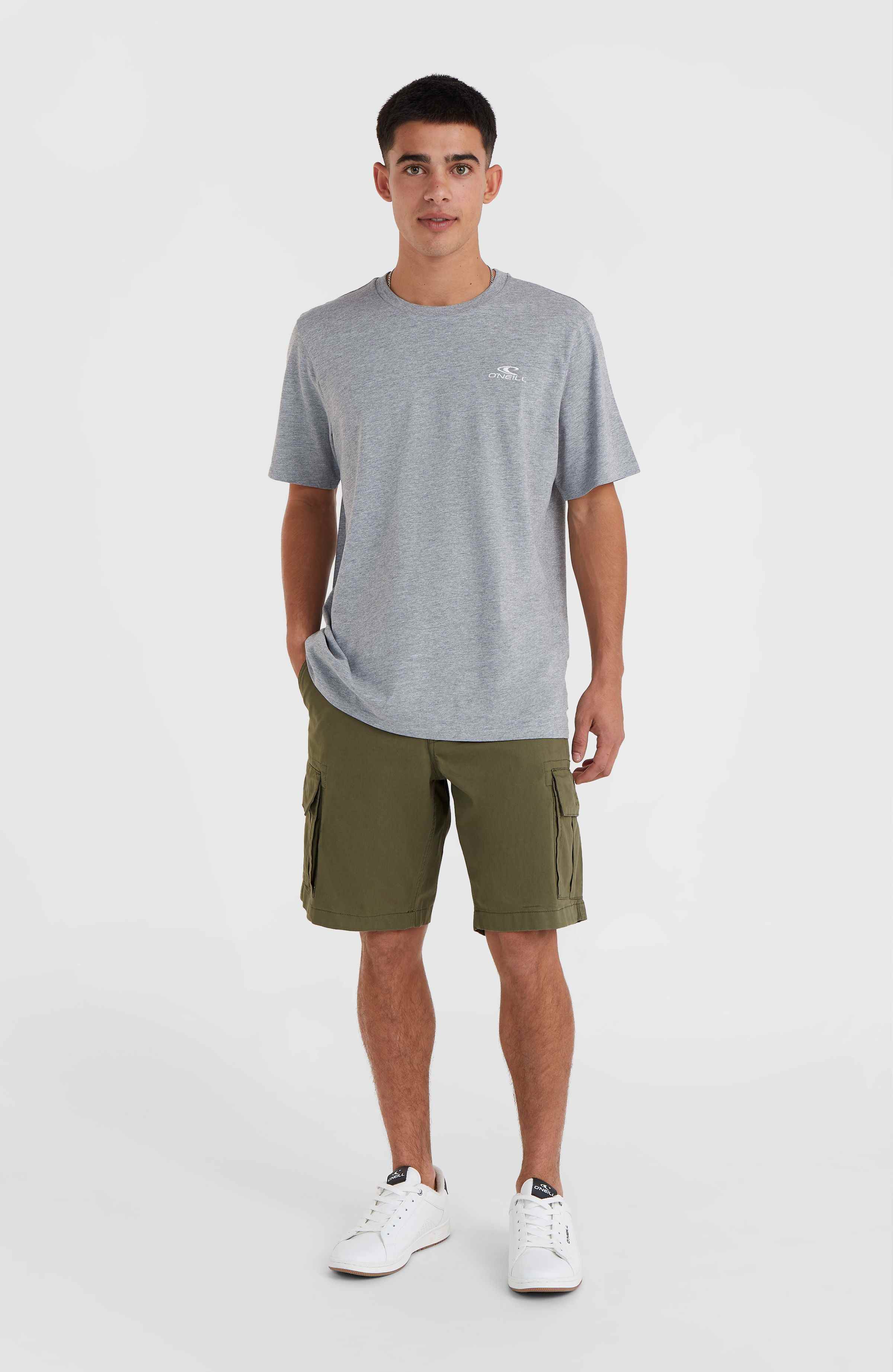 Heritage cargoshort van keperstof voor heren in marineblauw
