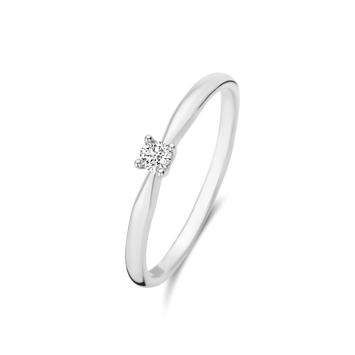 Trilani Dames memo Ring Sterling zilver Zirkonia wit briljantgeslepen - Verlovingsring zilveren Ring Dames Ring vooraf insteken : Trilani Trilani Dames memo Ring Sterling zilver Zirkonia wit briljantgeslepen - Verlovingsring zilveren Ring Dames Ring vooraf insteken : Trilani