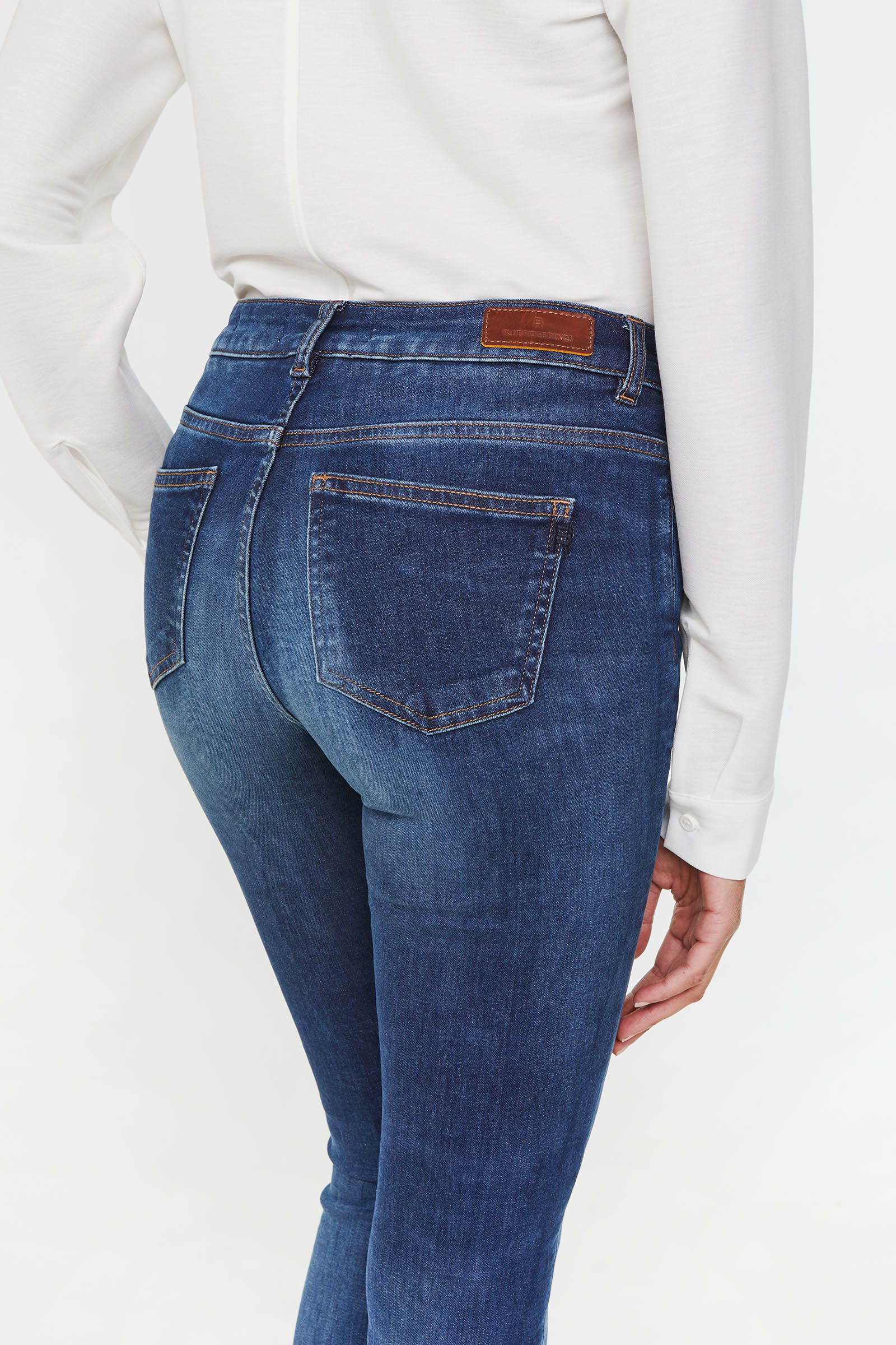 Dames mid rise super skinny jeans 94962567_0392 WE Fashion