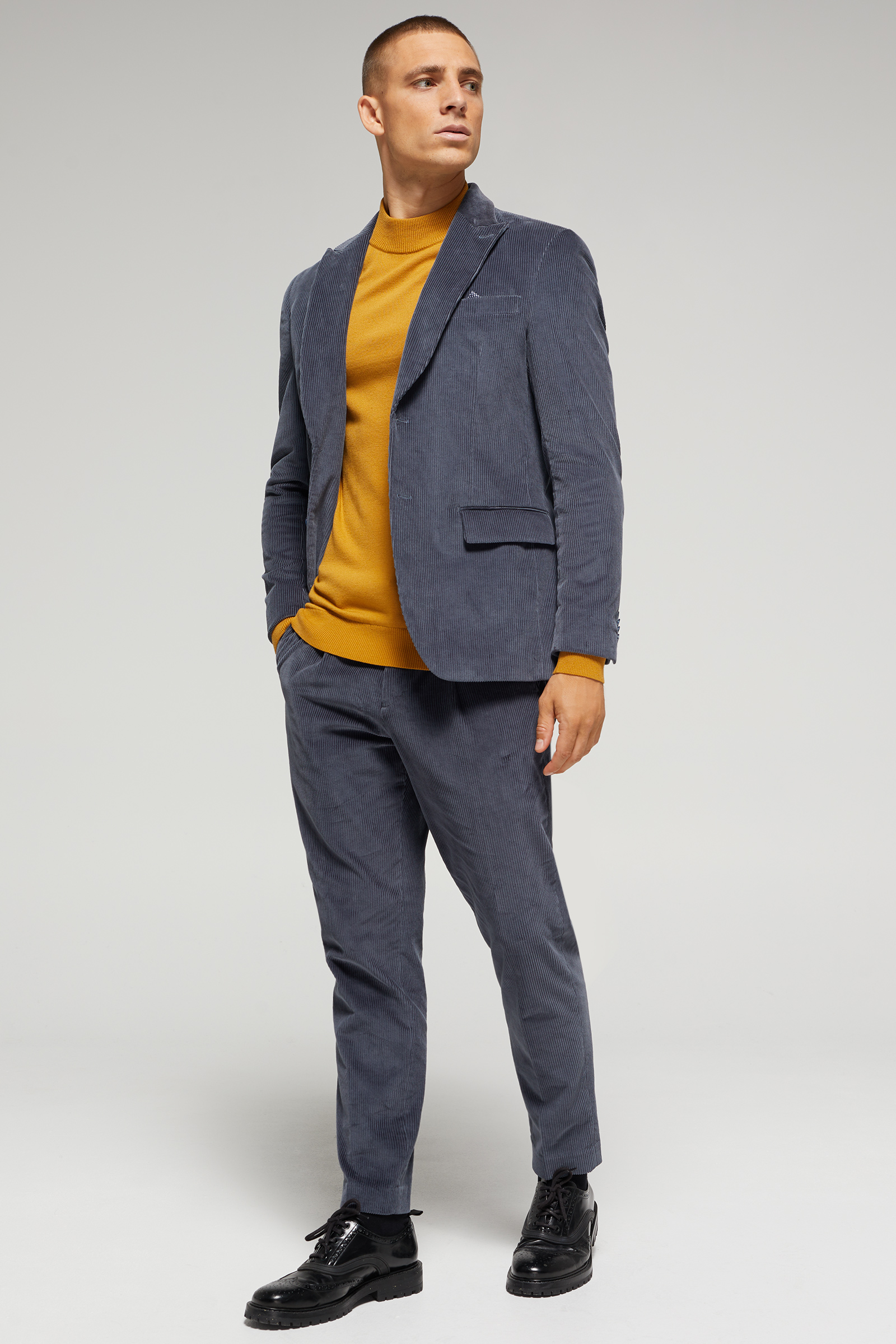 Corduroy Pantalon Brede Rib | Bordeaux Rood | The English Hatter