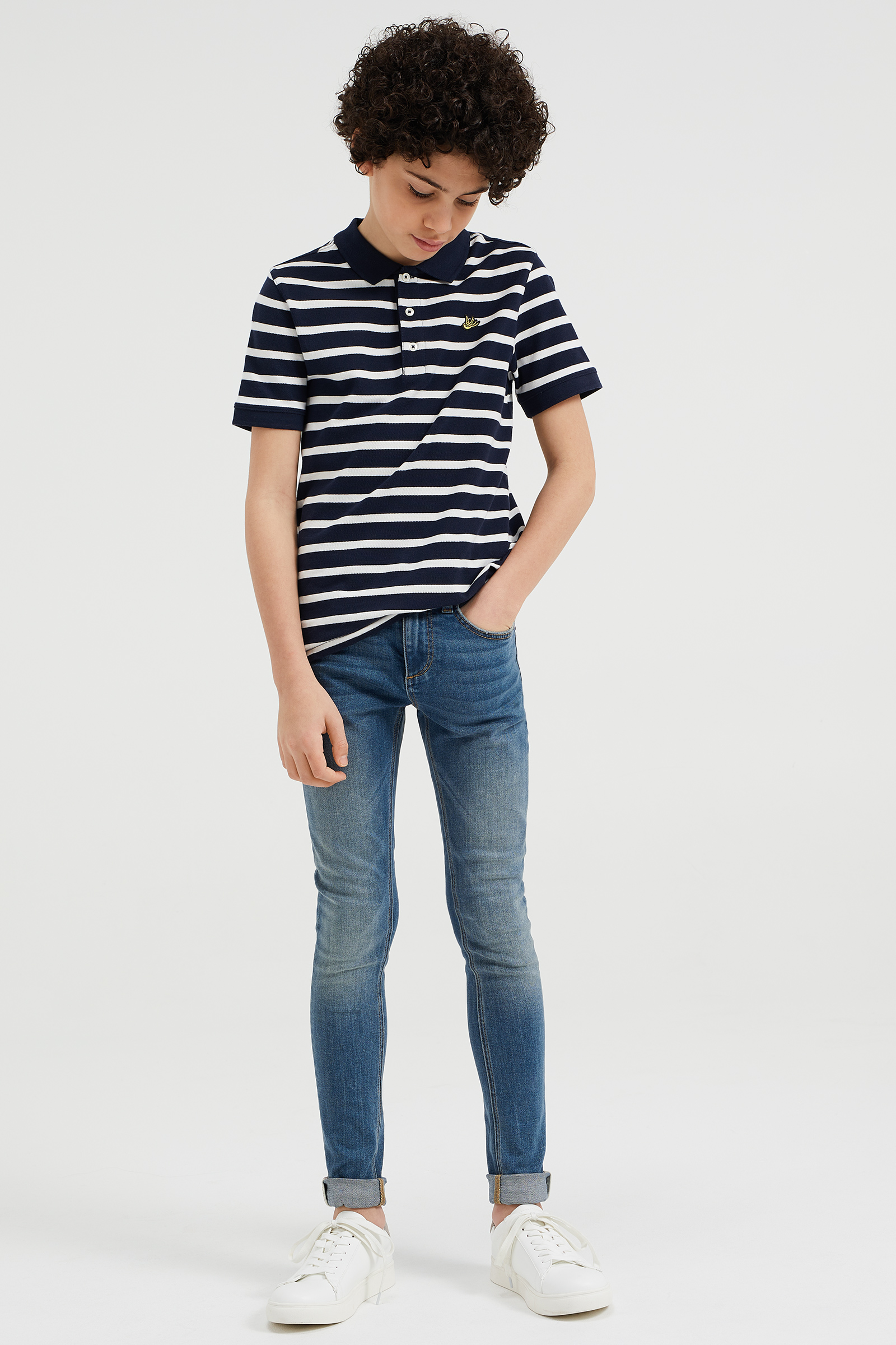 Jean Skinny Gris Clair Pour Garçon Zara Boys - Taille 10 Ans (140 Cm) - 100% Coton - Occasion Très Bon état