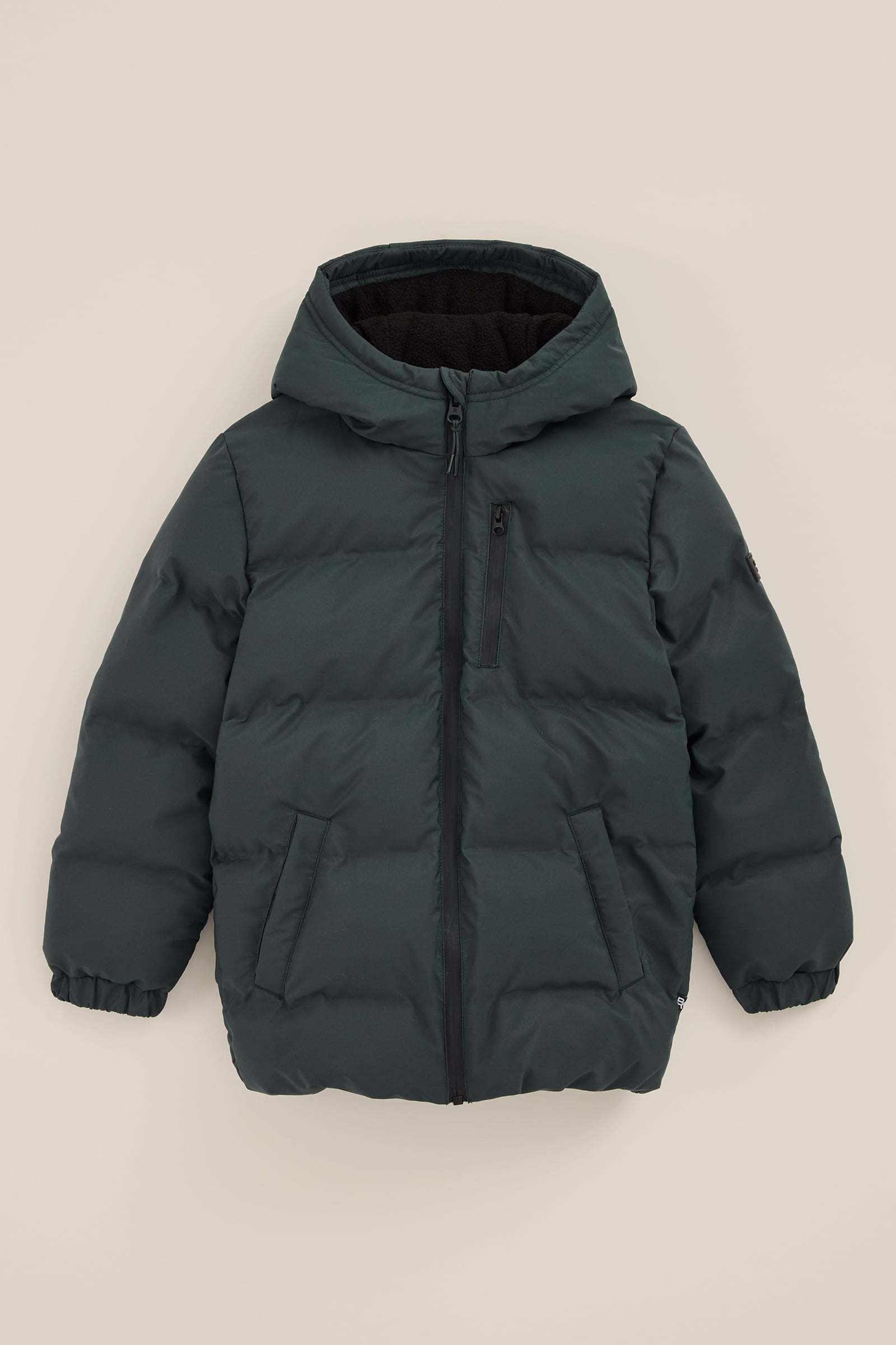 L PATTERN Jongens Winterjas Stepjack met Capuchon Warm Fleece Jassen Kinder Fleecejack Outdoor Winterjas Donsjas Daunenjack, geel, 122-128