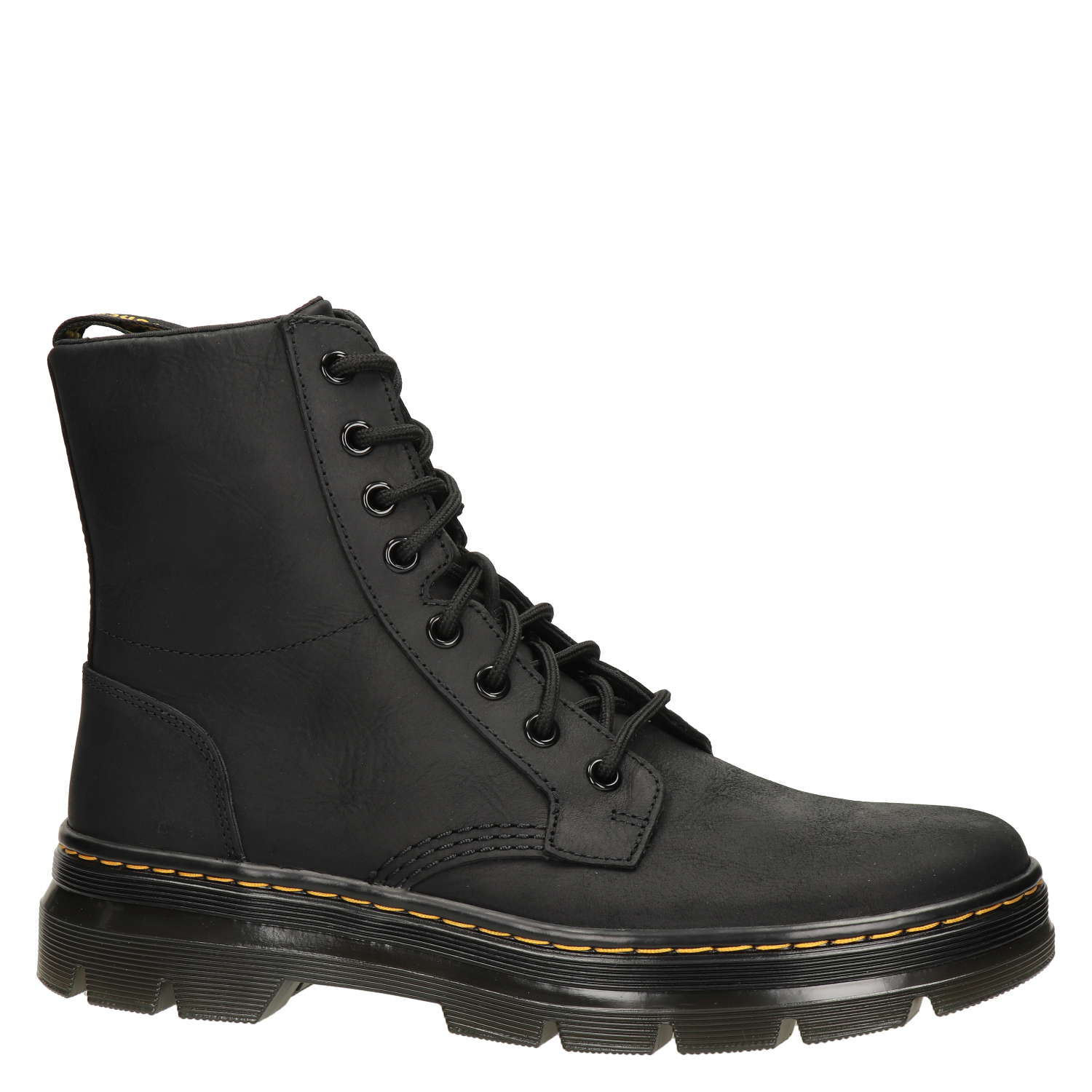 Dr. Martens Dames kammen W Combat Boot, Zwart, 39 EU