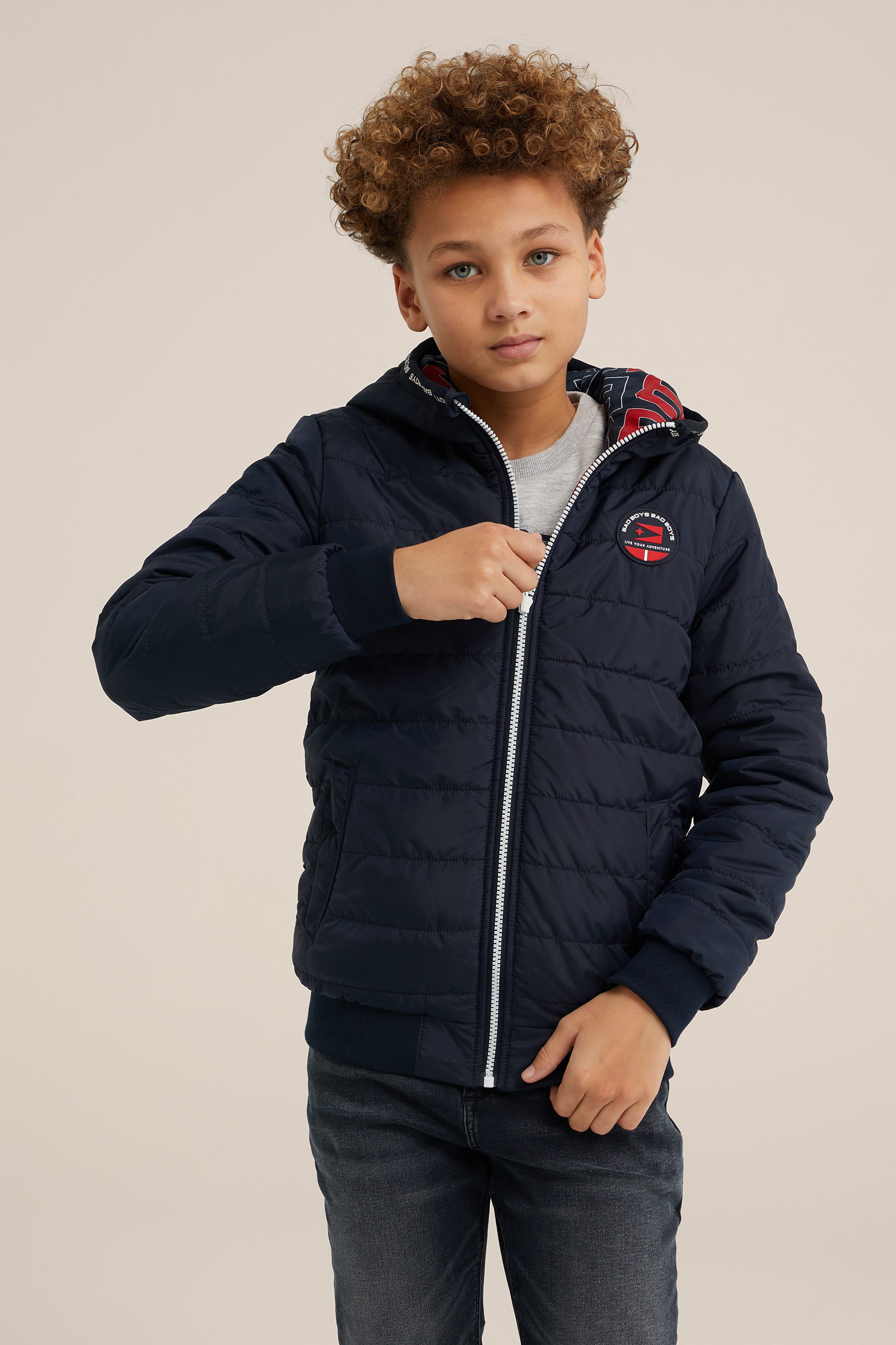 Manteau Réversible Garçon 2-3 Ans - 100% Polyamide - État Correct