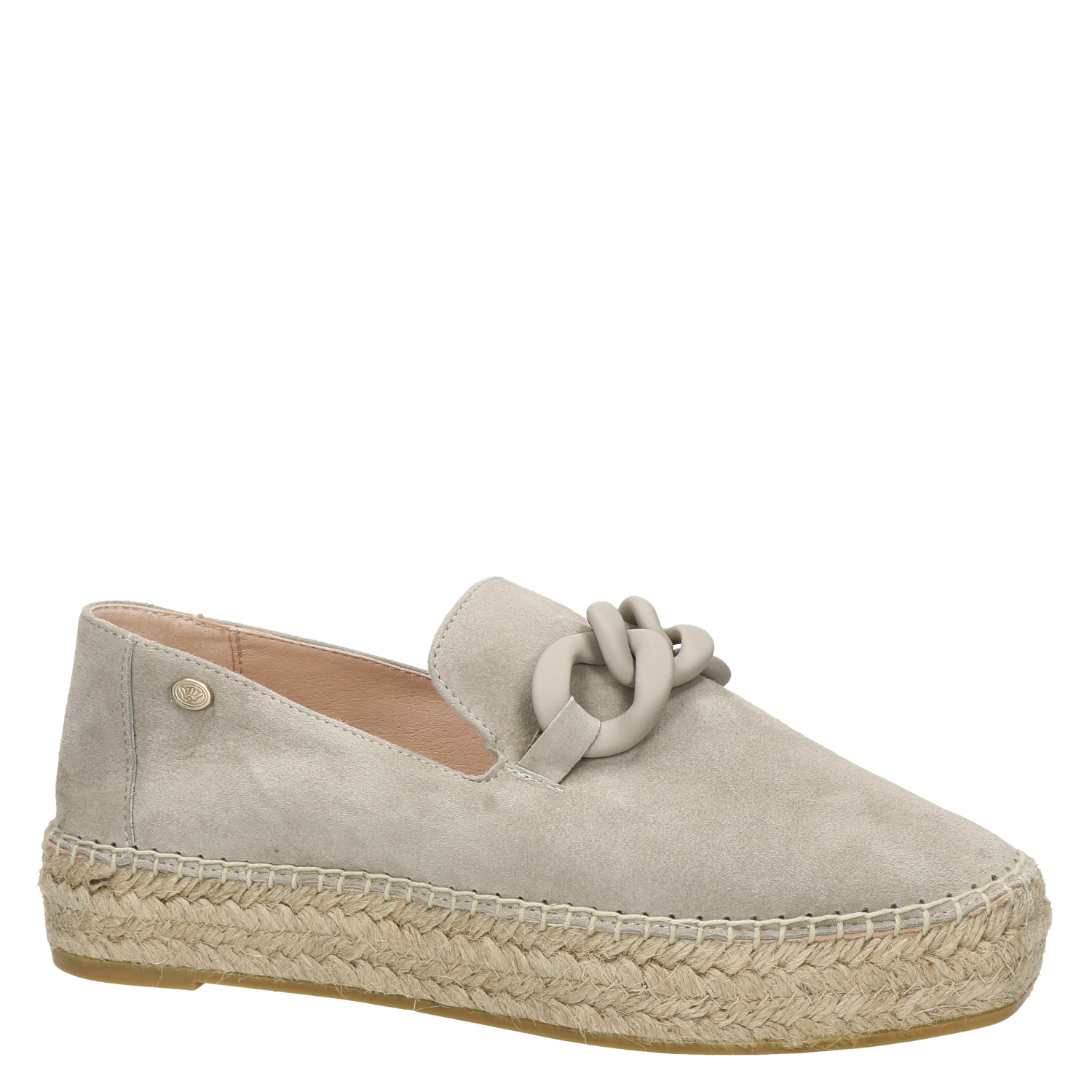 FRED DE LA BRETONIERE Lage Sneakers Dames Pearl Sign Maat: 36 Materiaal: Suède Kleur: Wit