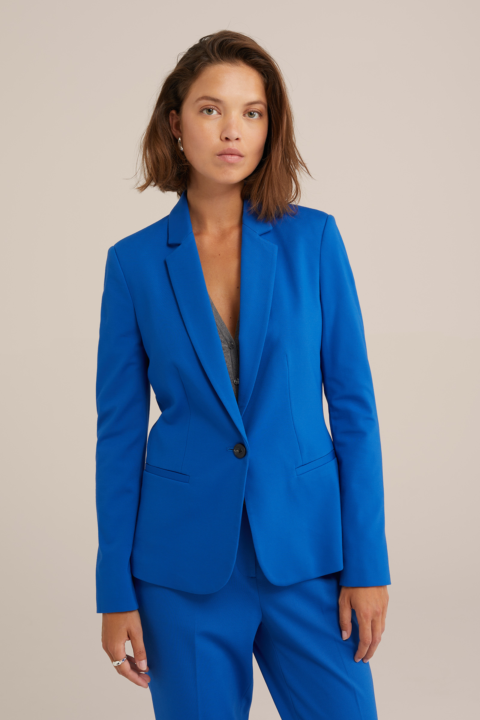 Bariloche Azutan Thick Stretch Jersey Blazer Jacket Black