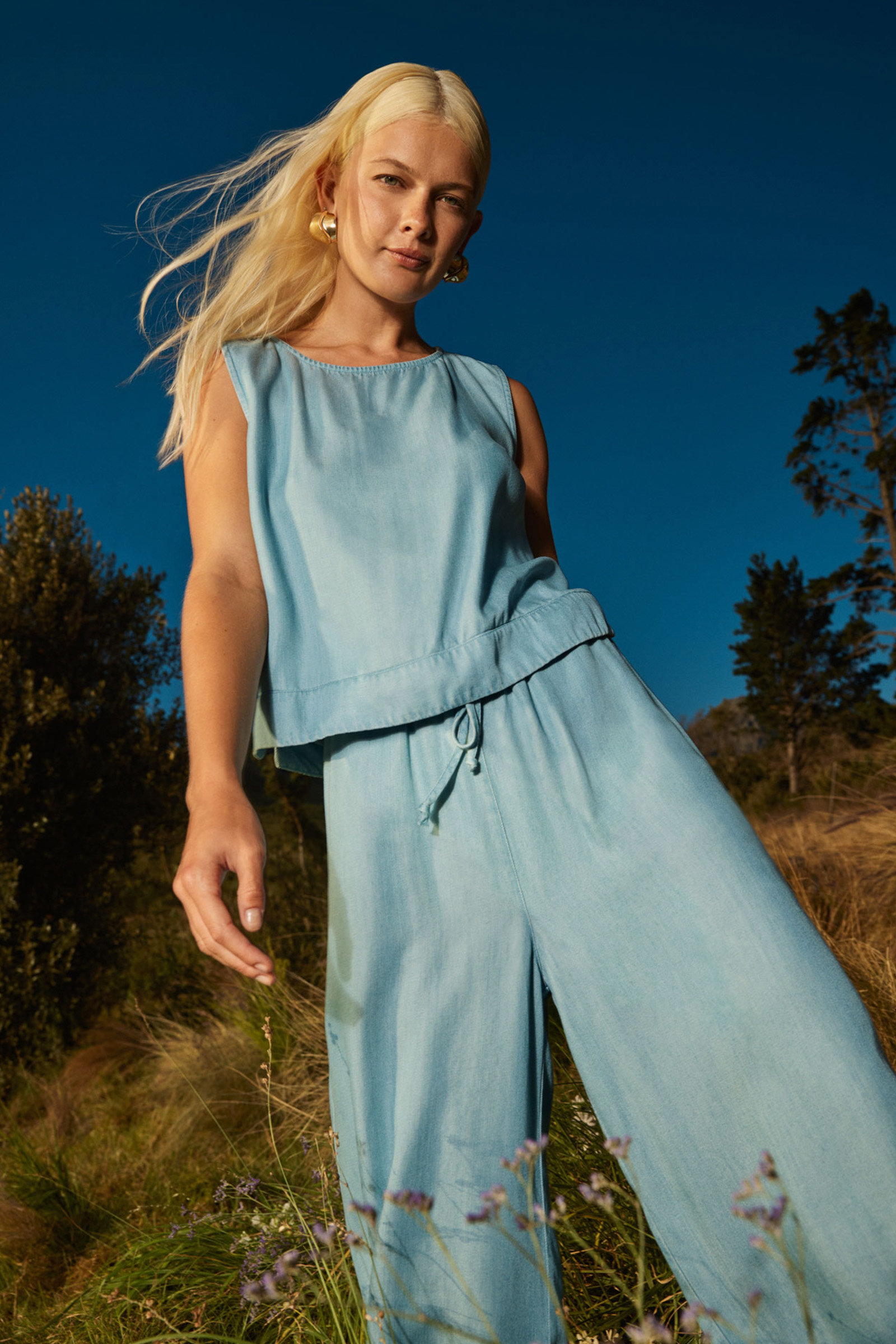 BEAUTIFUL DENIM TOP GGR4574