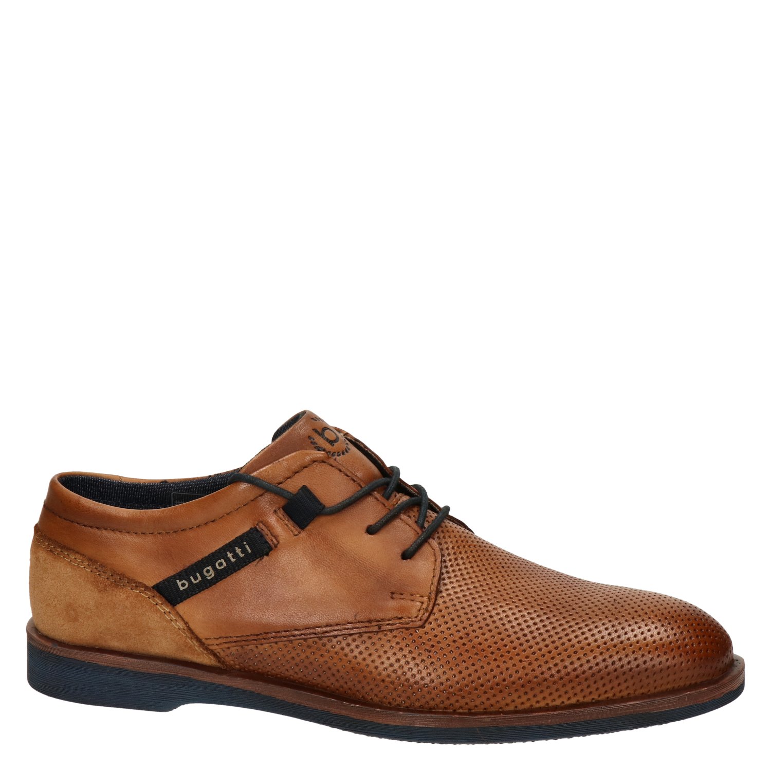 Bugatti Stijlvolle leren herenlaarzen Brown Heren