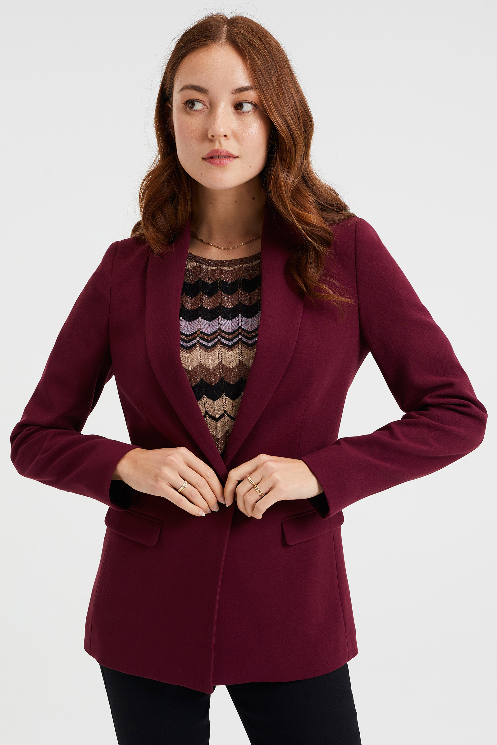Allegra K Zakelijke rok voor dames, met blazer, elegante set, outfit, 2