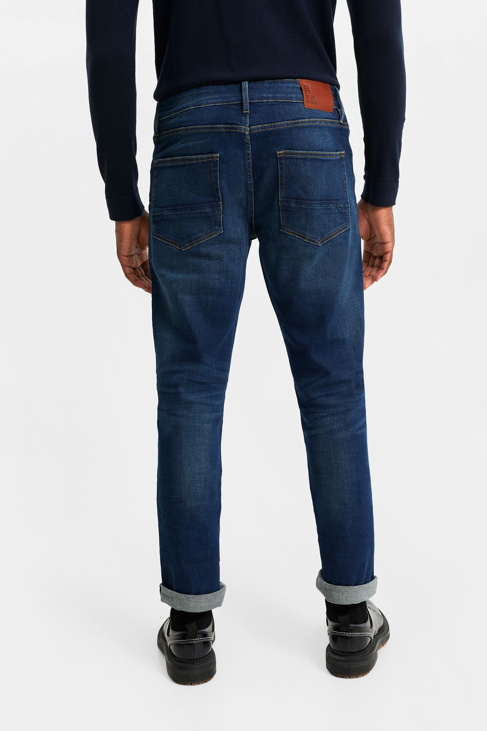 Heren regular fit jog denim jeans 94617023_0787 WE Fashion