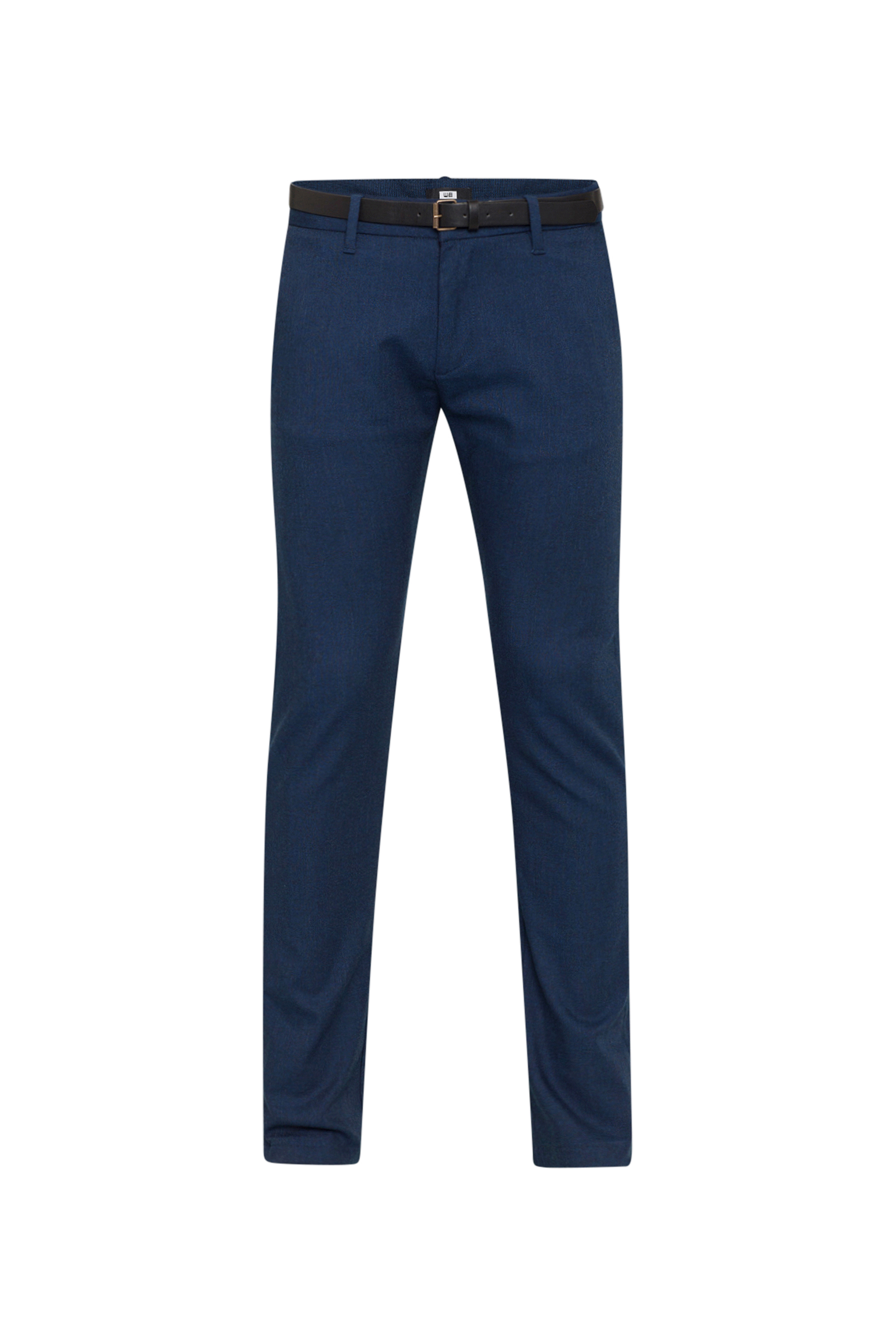 Herren-Skinny-Fit-Chino in melierter Optik | wefashion.de