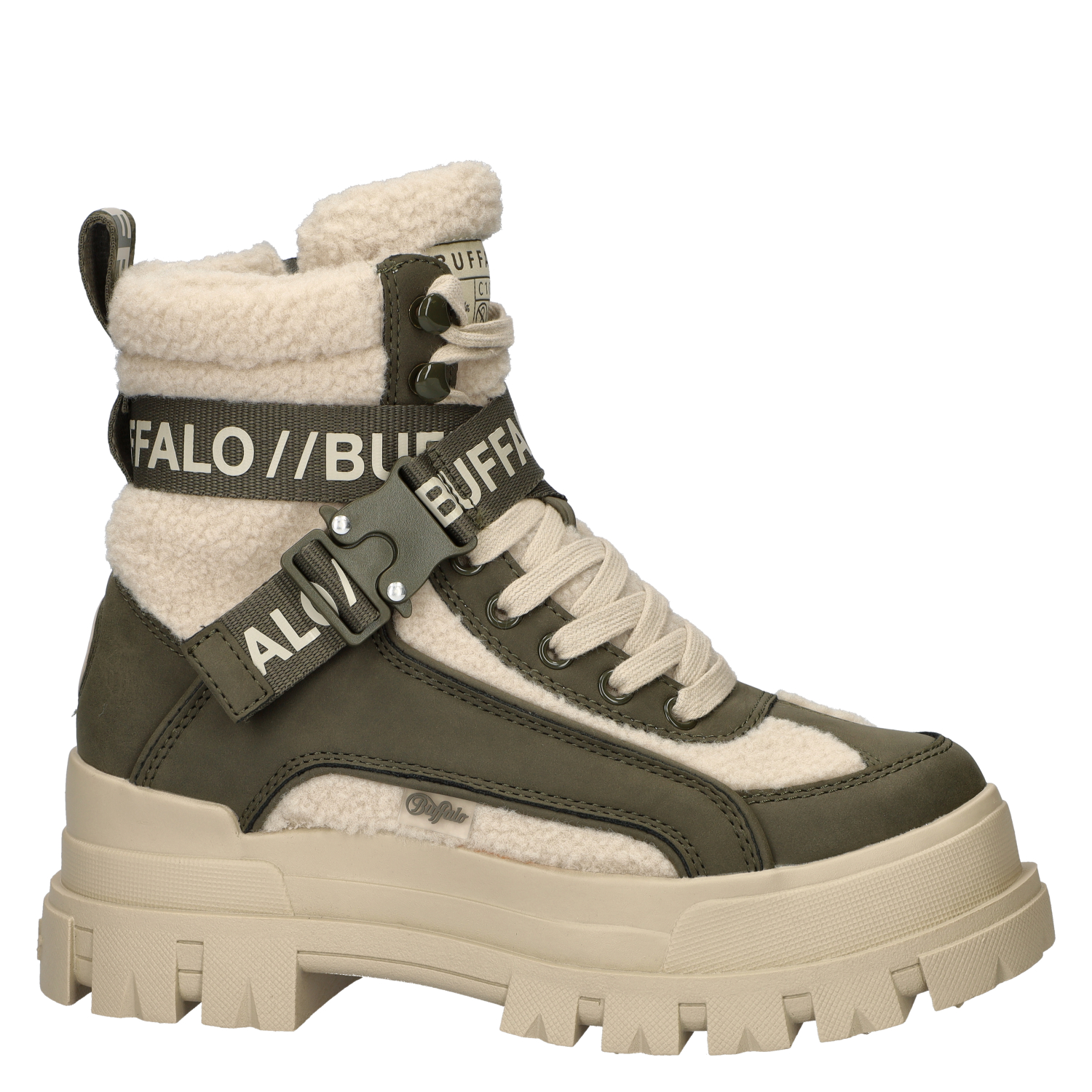 Buffalo Aspha Combat Mid Warm dames veterboot