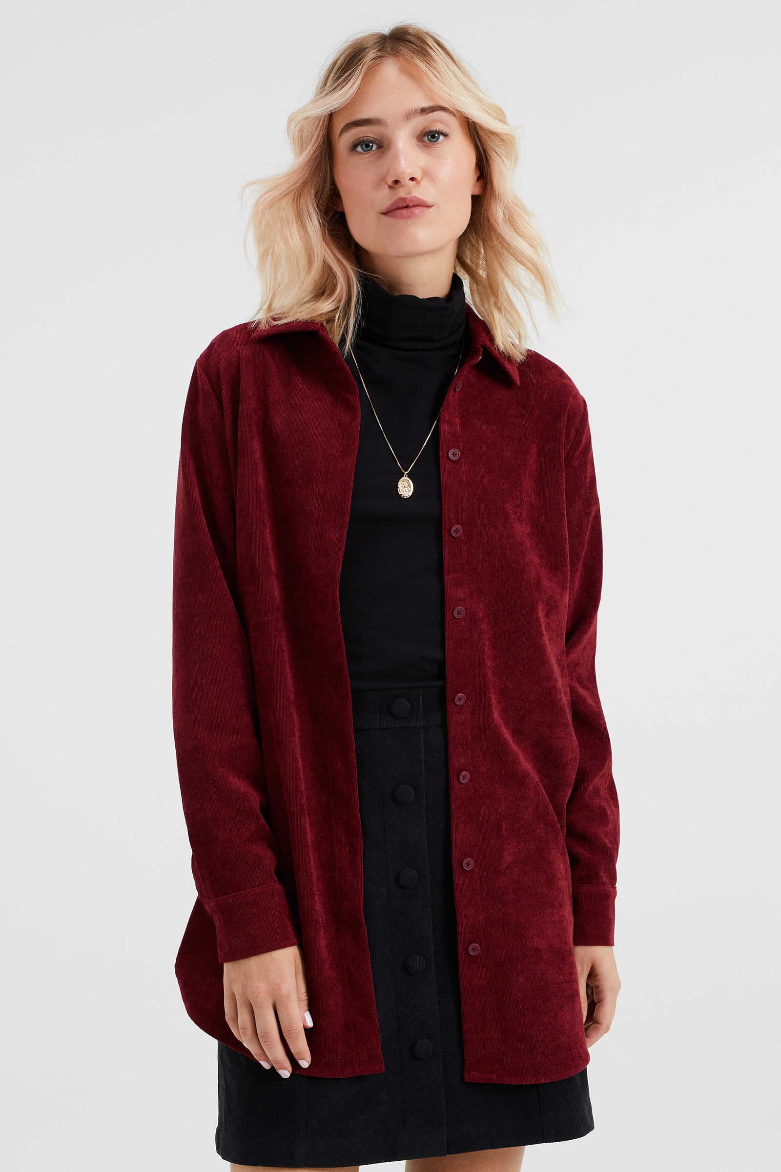 Dames corduroy blouse | wefashion.com